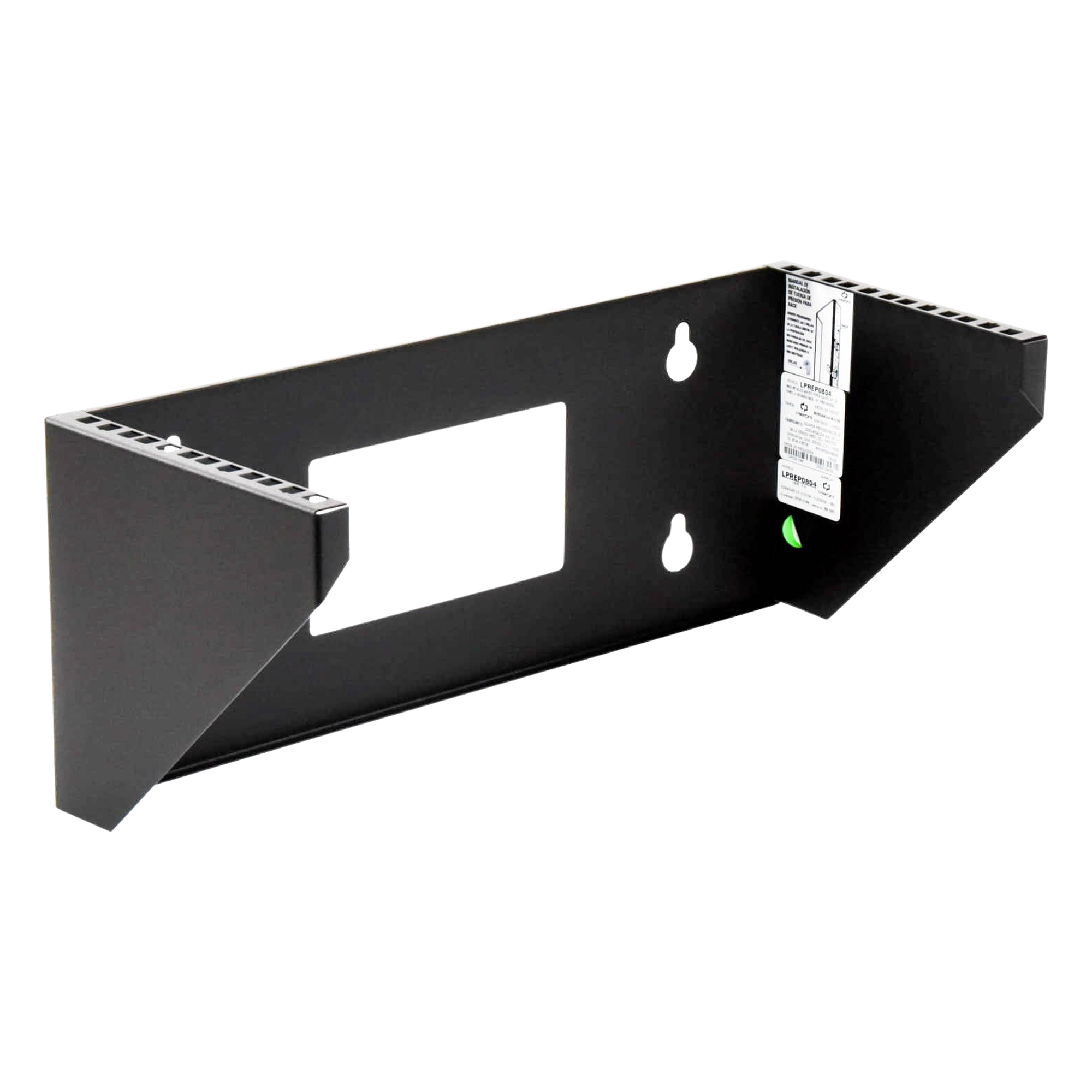 Rack Abierto de Pared / 19 in / 4U / Acero / Carga 21 kg / Interior