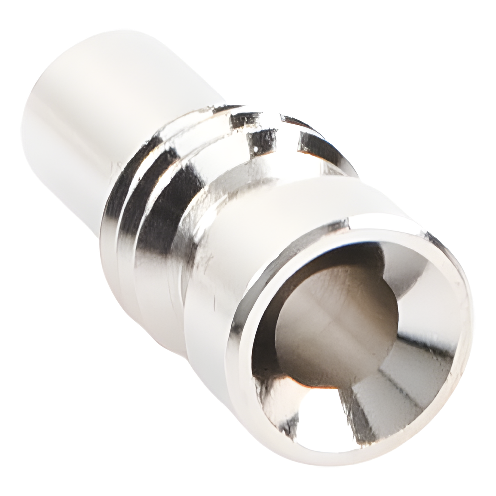Adaptador-Reductor / RG-58/U, RG-142 / Rosca / Bronce Niquelado / Compatible RFU-500, RFU-501, RFN-1001-S