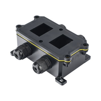 Caja de Plástico ABS/PA66 para Interruptores AccessPRO /  Compatible con los Interruptores APB-0 Series / IP65 / 4 Puertos de Conexión