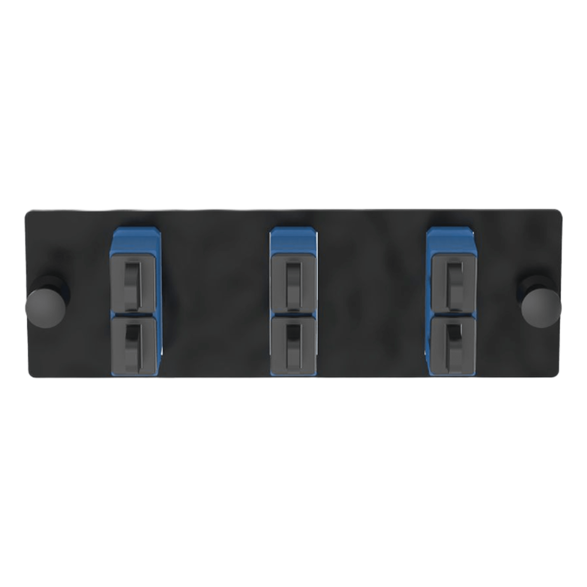 Placa Acopladora de Fibra Óptica / 3 Conectores SC Duplex (6 Fibras) / Monomodo OS1/OS2 / Color Azul / Diseño Modular Zero RU — PANDUIT · SKU FAP3WBUDSCZ