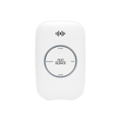 (HikFire)  Detector de Gas LP Propano C3H8 / Alarma Temprana / Salida para cierre de Válvula y/o  activación de Ventilador / Protección IP30 / Alarma de 70dB a 115dB a 1 metro de distancia
