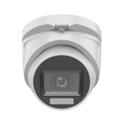 [Dual Light + ColorVu] Turret TURBOHD 3K megapixel / 30 mts IR + 20 mts luz blanca/ Lente 2.8 (105° de Visión) / Exterior IP66 / Audio por Coaxitron / TVI-AHD-CVI-CVBS / Metal  / Smart-Hybrid light