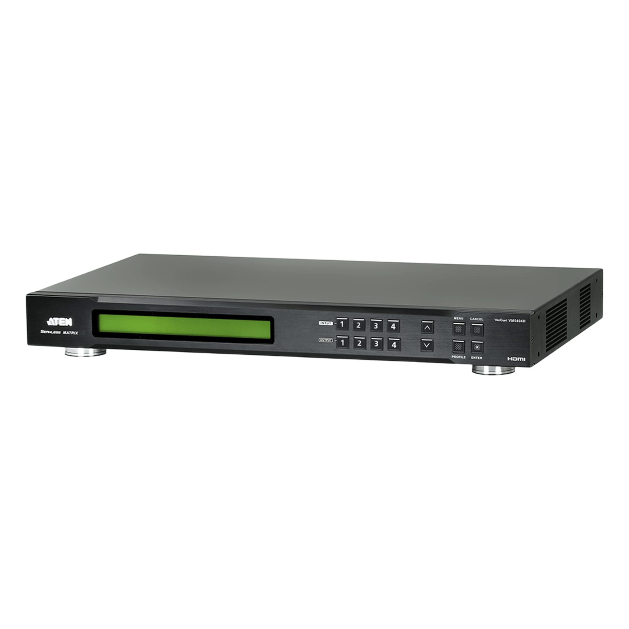 Matriz HDMI / 4x4 / Escalador Integrado / Videowall 8 Perfiles / Seamless Switch / 6.75 Gbps / IR / RS-232 / Ethernet — ATEN · SKU VM5404H