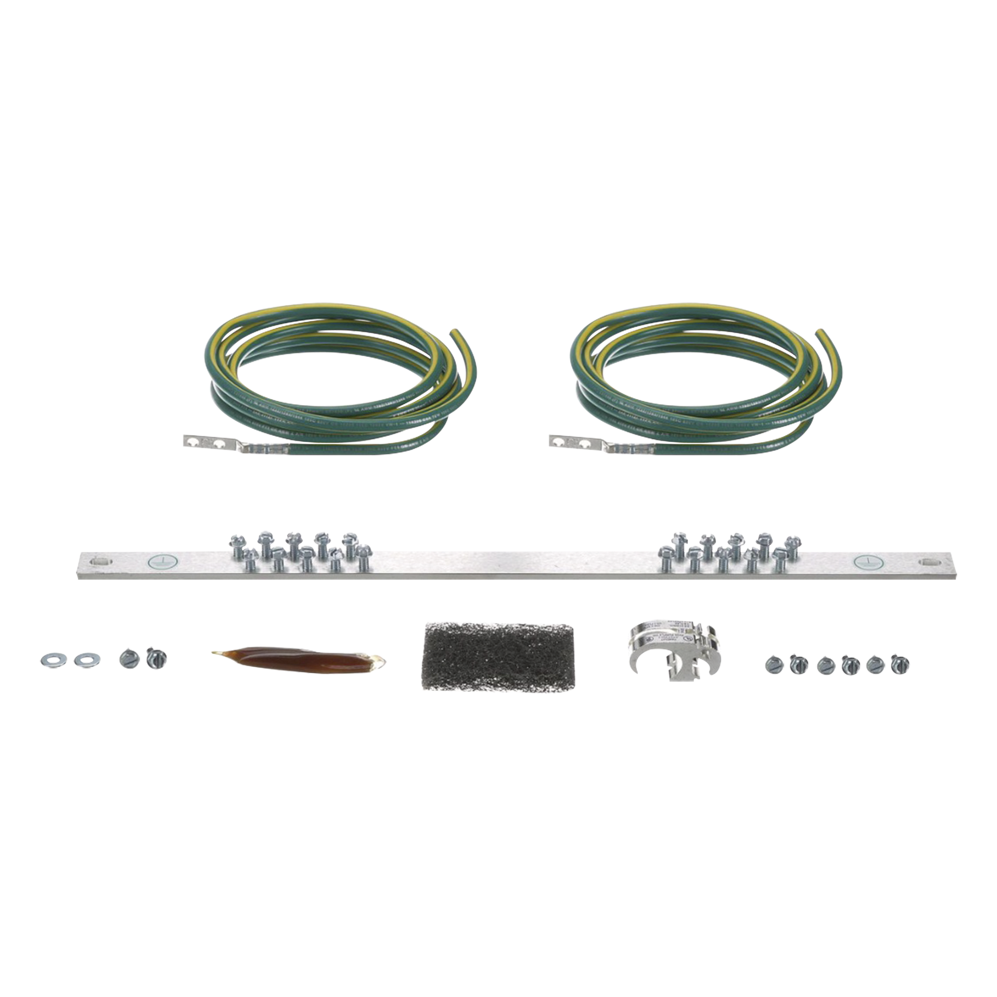 Kit de Puesta a Tierra / Jumpers 6 AWG / Barra 20 Orificios / Rack 19in / 2.44m (8ft) — PANDUIT · SKU RGRKCBNJEJY