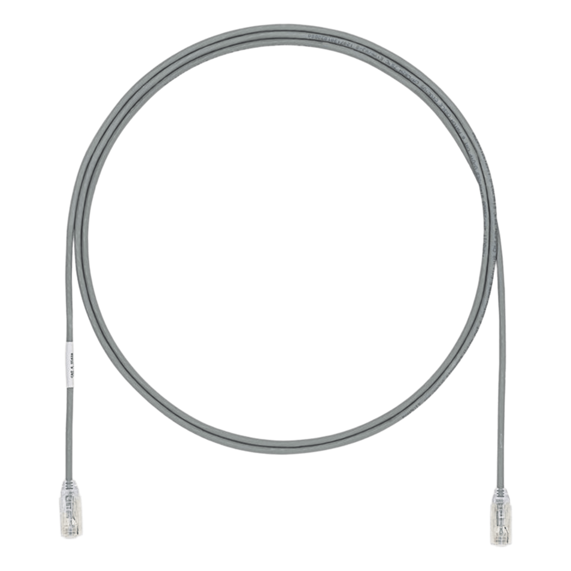 Cable de Parcheo UTP / Cat6A / 28AWG / CM-LSZH / 20 Pies (6.1 m) / Gris — PANDUIT · SKU UTP28X20GY