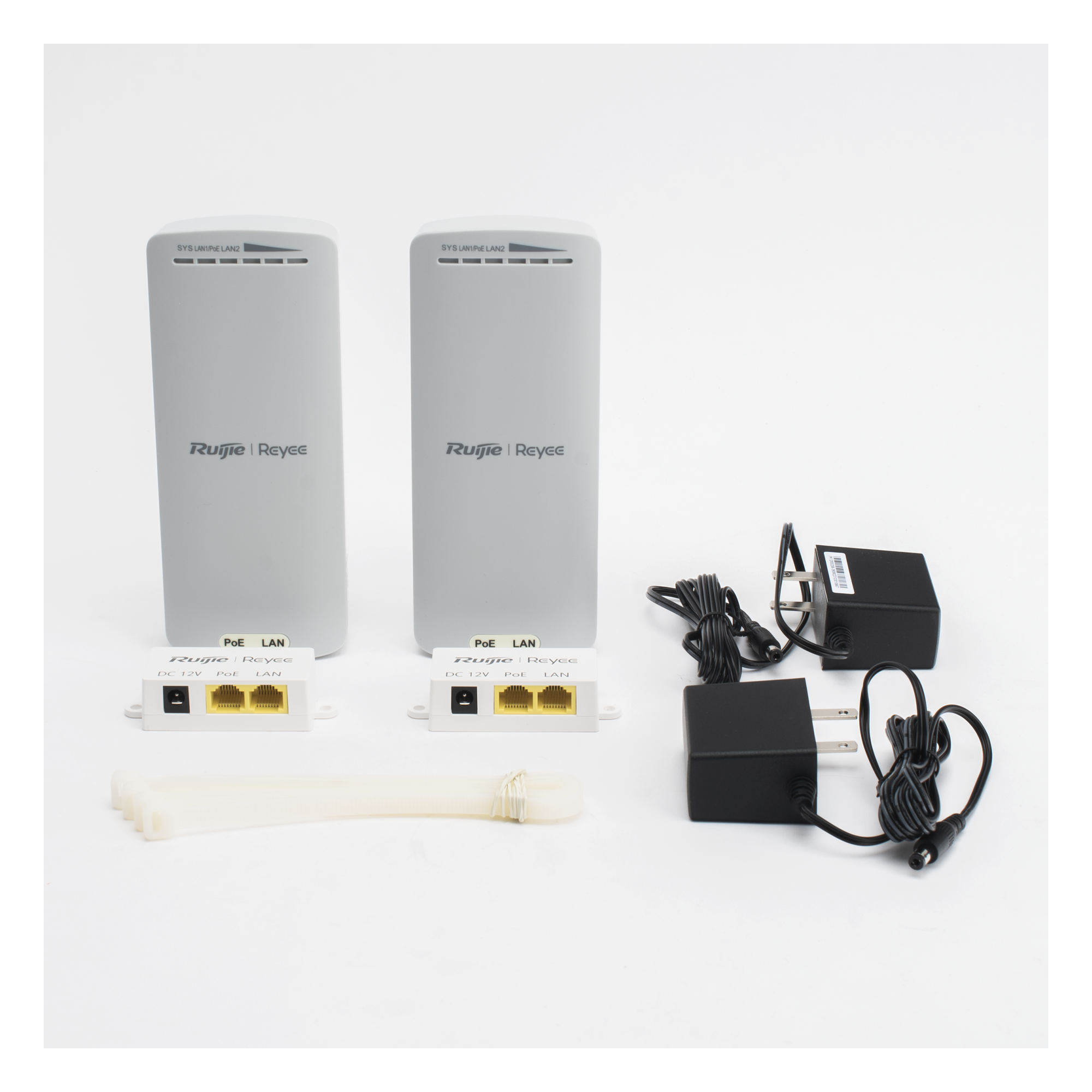 Kit Enlace Inalámbrico / 2.4 GHz / 300 Mbps / Alcance 500 m (1640 ft) / IP55 / 2x2 MU-MIMO / Dual LAN