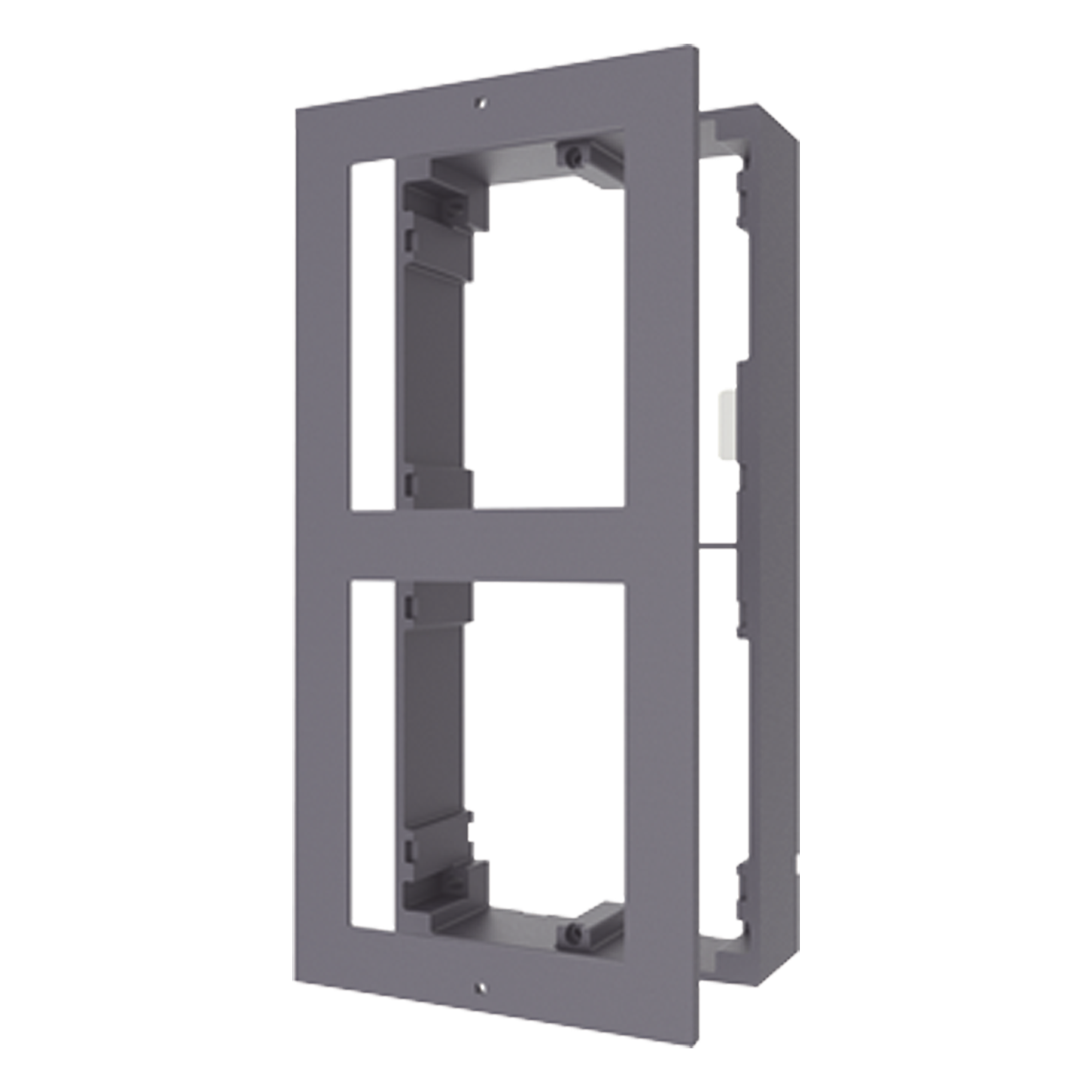 Base de Montaje para Videoportero IP / 2 Módulos / Superficie / Aluminio / -40°C a +60°C (-40°F a 140°F) — HIKVISION · SKU DS-KD-ACW2