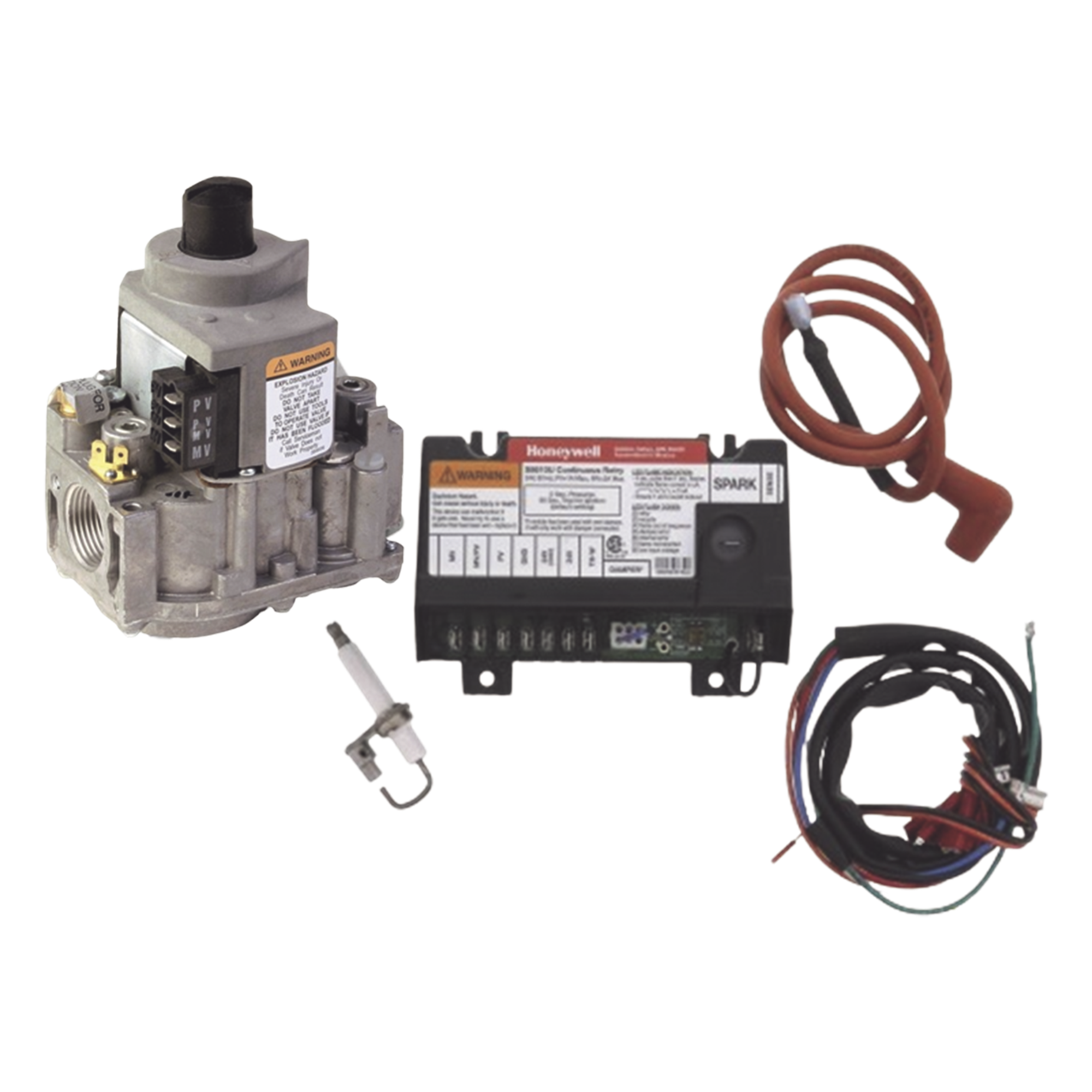 Kit de Conversión de Piloto Intermitente / Válvula Doble Operador / 270 ft³/h (7.6 m³/h) / Cierre 100% por Falla de Flama / 24 VAC / ANSI Z21.71 — HONEYWELL HOME RESIDEO · SKU Y8610U6006/U