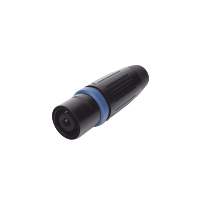 Speakon Conector de cable macho de 4 polos, carcasa negra, cable AWG10,  30A