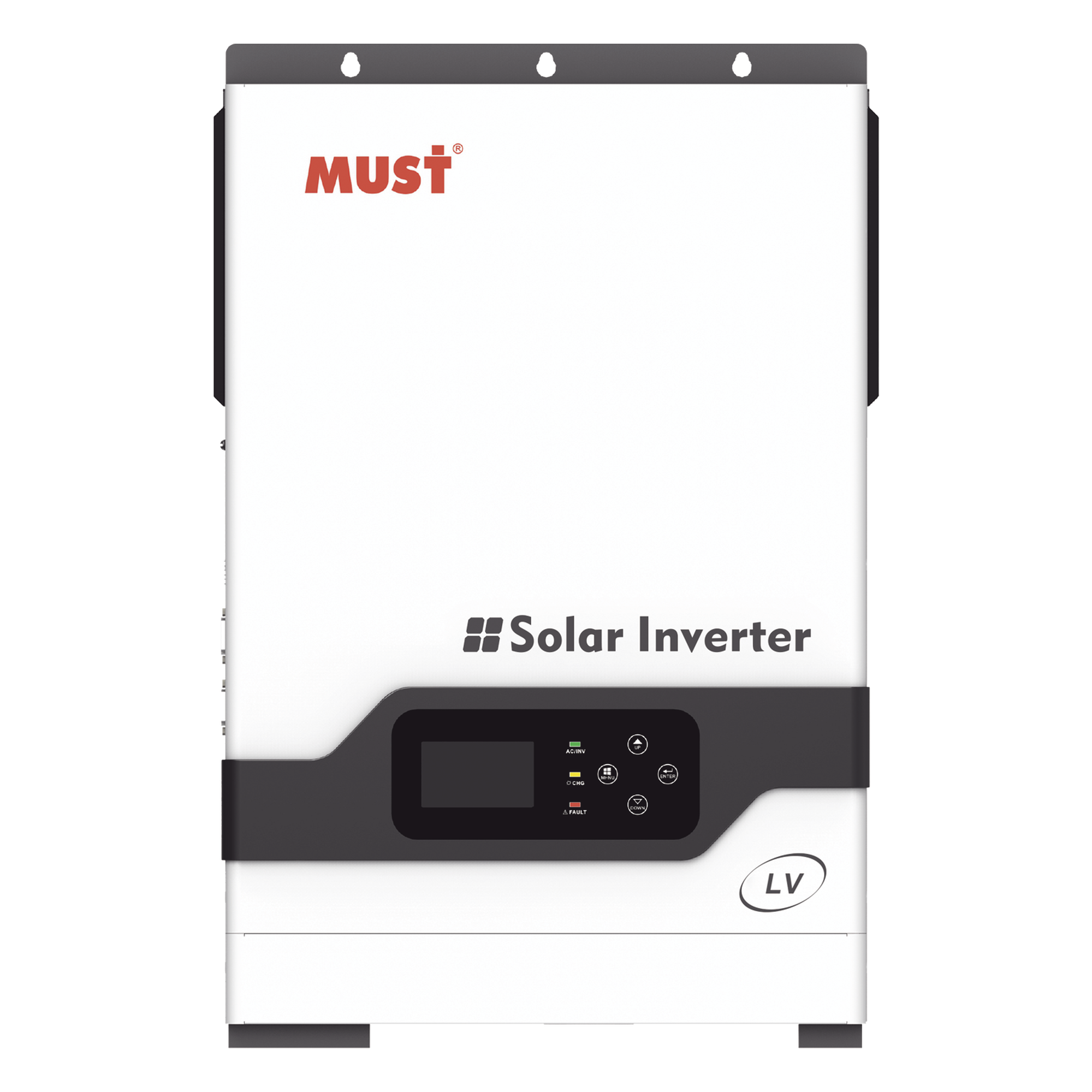 Inversor Cargador / 1 kW / 12 Vcd / 120 Vca / Onda Sinusoidal Pura / MPPT 750 W / 50-60 Hz Automático — MUST · SKU PV181012LV