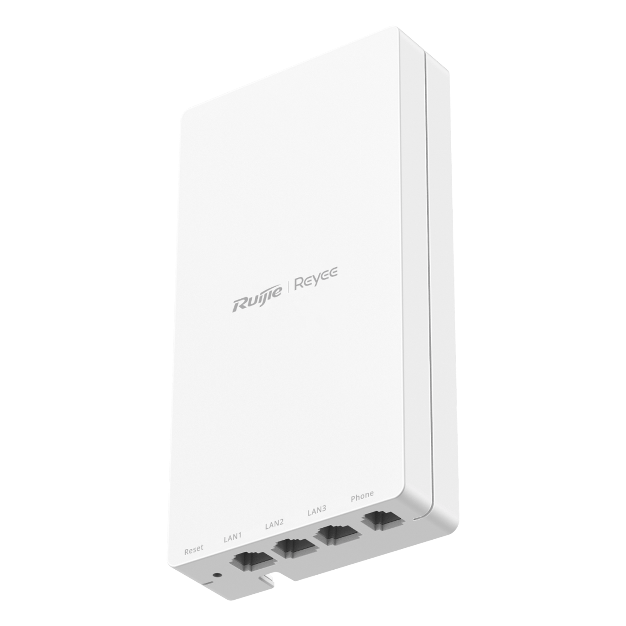 ONU Punto de Acceso Híbrido / Wi-Fi AC1200 / 1 Puerto SC/UPC / 3 LAN Gigabit / 1 Puerto Telefonía Análogo / Uplink Fibra Óptica — RUIJIE · SKU RG-APF1250