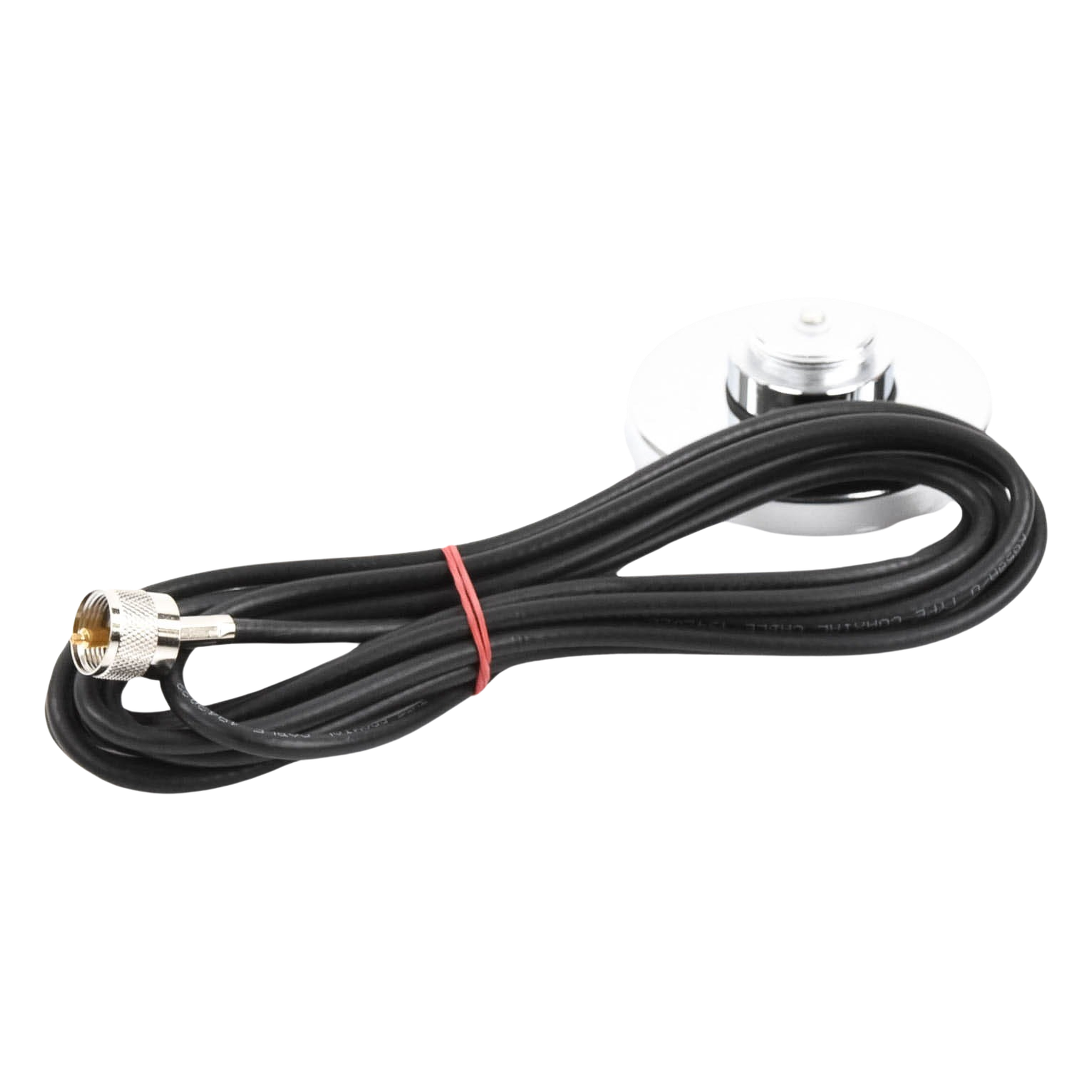 Montaje Magnético para Antena / NMO 3/4" / Cable RG58U 3.5 m (11.5 ft) / Conector UHF Macho PL259 / 50Ω / Exterior