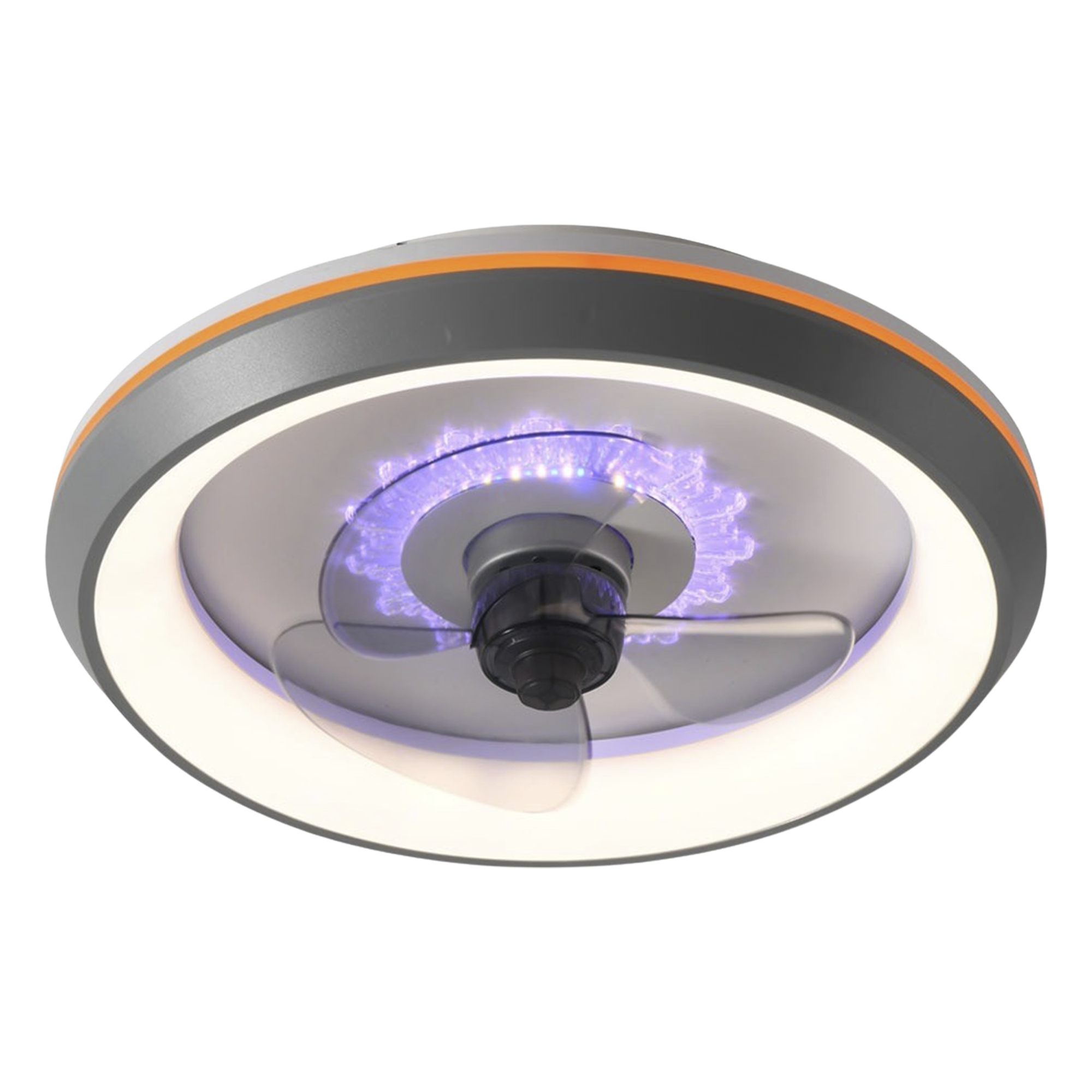 Ventilador de Techo con Luminario LED / 88 W / 4500 Lm / 3 Temperaturas de Color / 6 Velocidades / Diámetro 500 mm (19.7 in) / Control Remoto — JWJ · SKU JLV-012