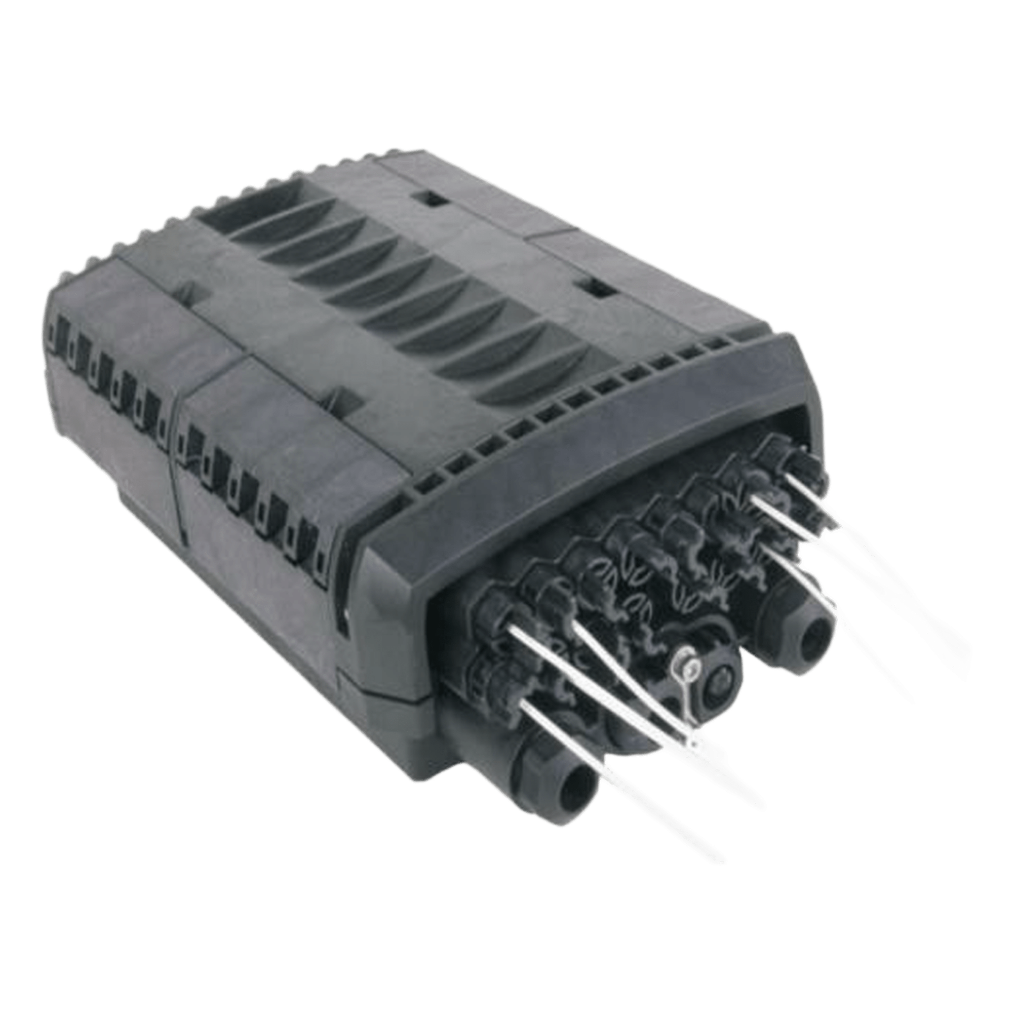 Caja de Distribución de Fibra Óptica / 16 Puertos SC/APC / IP68 / IK10 / Splitter 1x16 Incluido / Instalación Aérea, Poste o Pared — LINKEDPRO BY EPCOM · SKU LP-FAT16DB