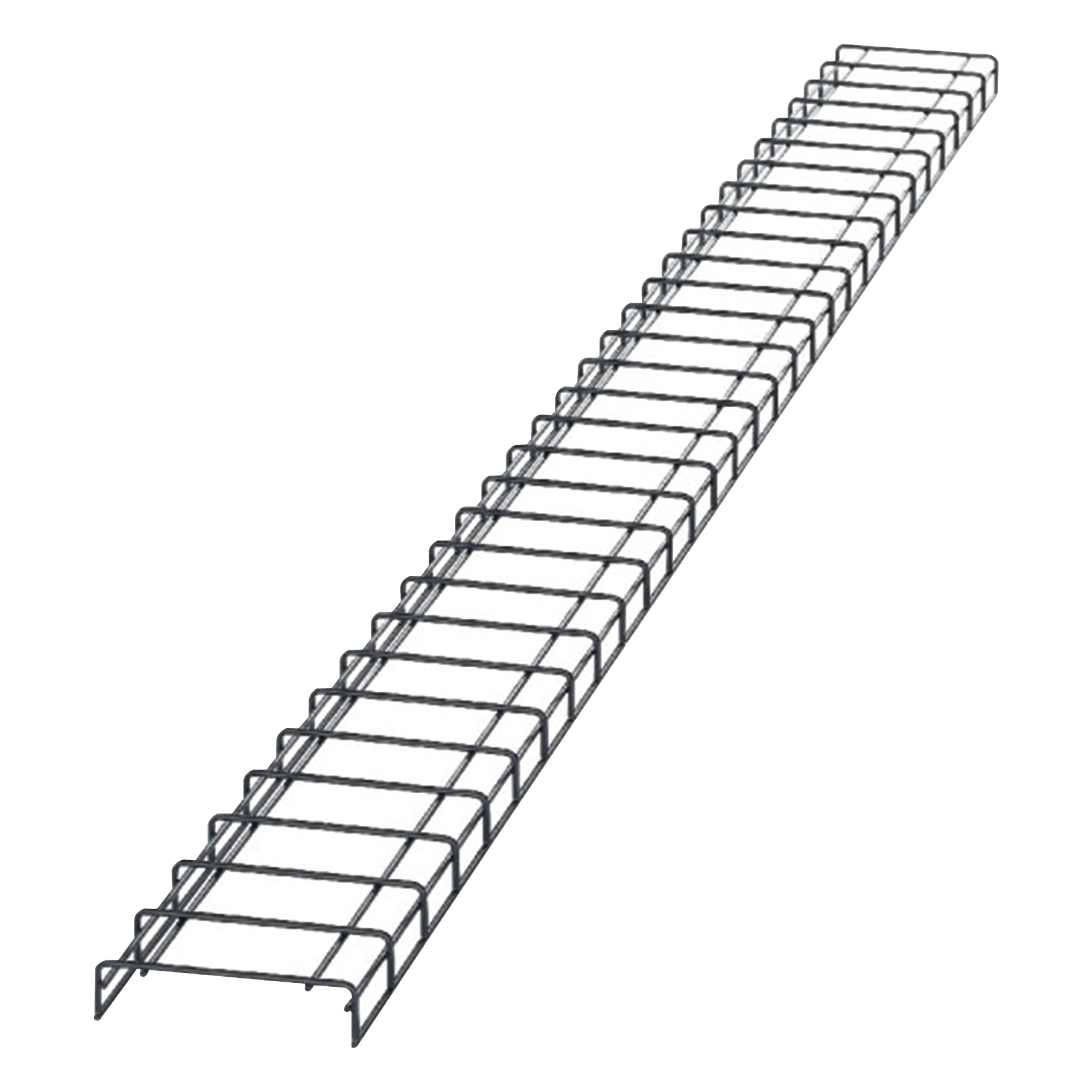 Charola para Canalización Tipo Malla / 8 in (203.2 mm) Ancho / 2.1 in (53.1 mm) Alto / 9.8 ft (3 m) Largo / Acero Pregalvanizado / Pintura Electroestática Negra — PANDUIT · SKU WG8BL10