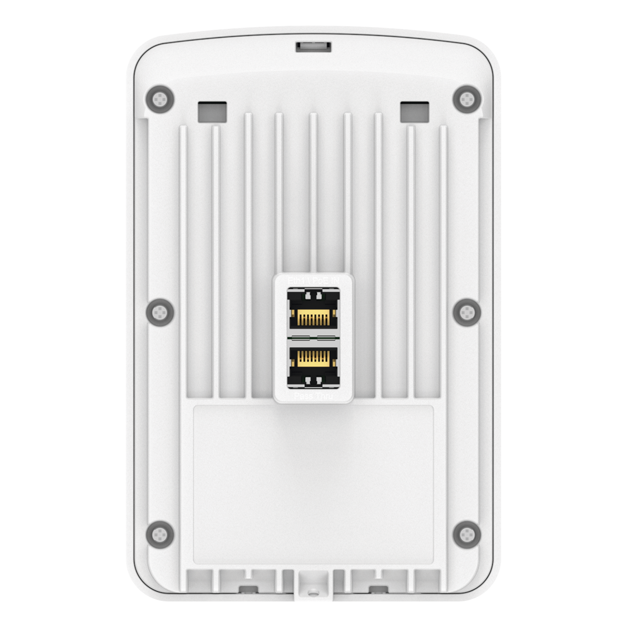 Punto de Acceso Wi-Fi 6 / Diseño para Pared / 3 Puertos Gigabit / PoE Passthrough / Doble Banda 2.4 y 5 GHz / Hasta 2.5 Gbps / Radio IoT Integrado