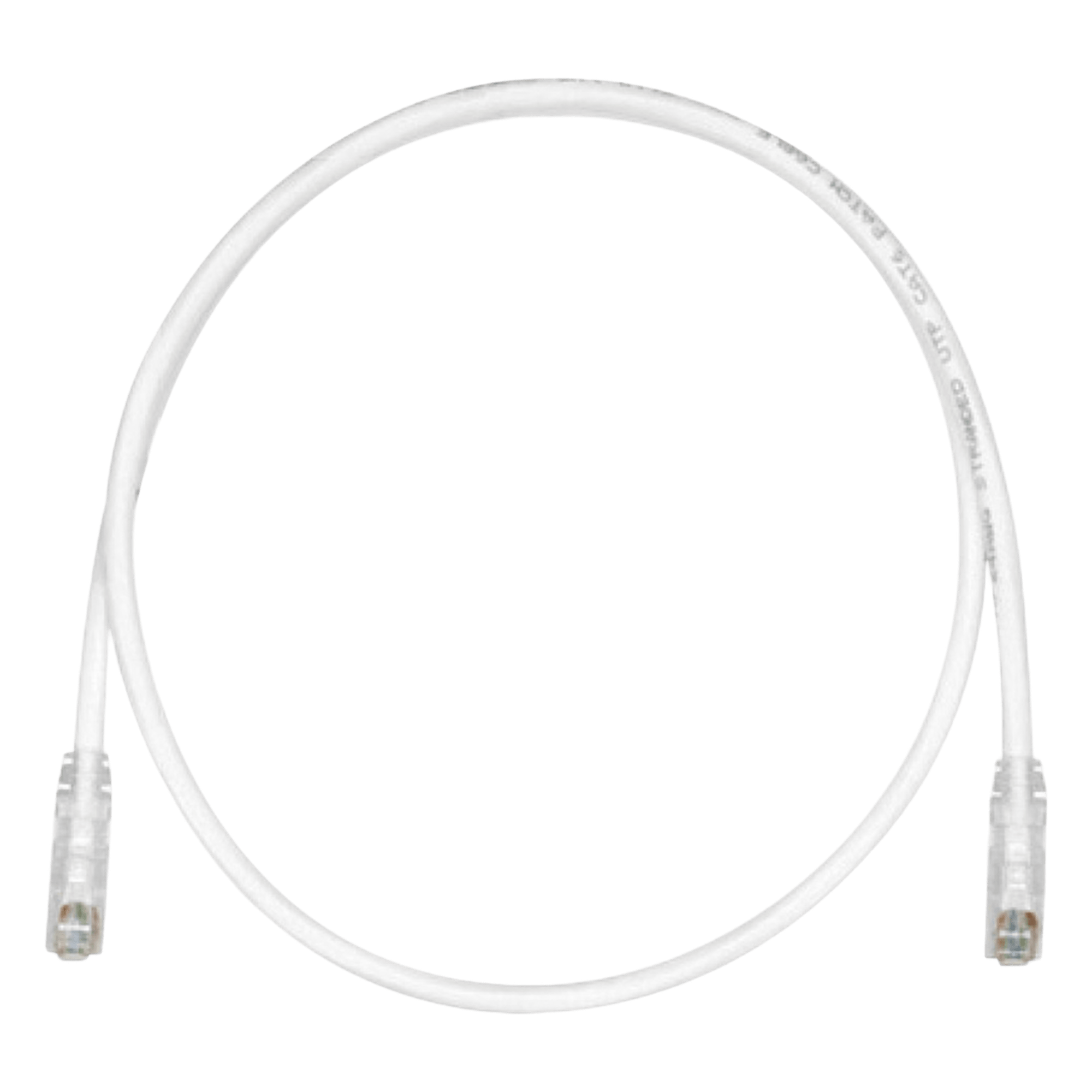 Cable de Parcheo UTP Cat6 / 24 AWG / CM / 4.57 m (15 ft) / Blanco Mate — PANDUIT · SKU UTPSP15Y