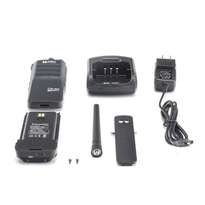Radio Portátil DMR / UHF 400-470 MHz / 64 Canales / 4 Zonas / Cifrado Digital / 5W / USB-C