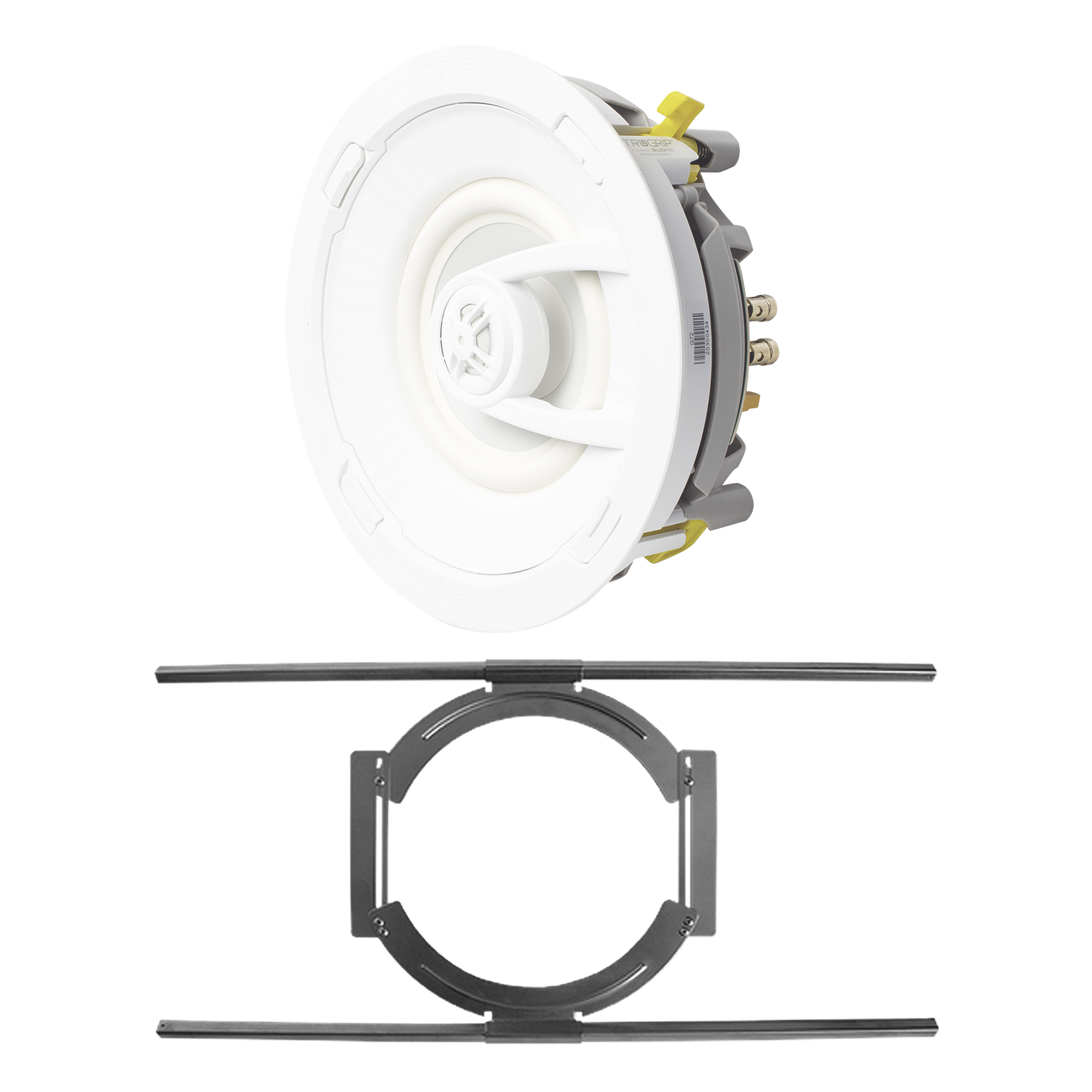 Altavoz de Techo / 2 Vías / Woofer 7 in / Tweeter Cúpula Seda 1 in / 25-125 W / 88 dB / Soporte Acero Techos Suspendidos 8 in — TRUAUDIO · SKU G72/S