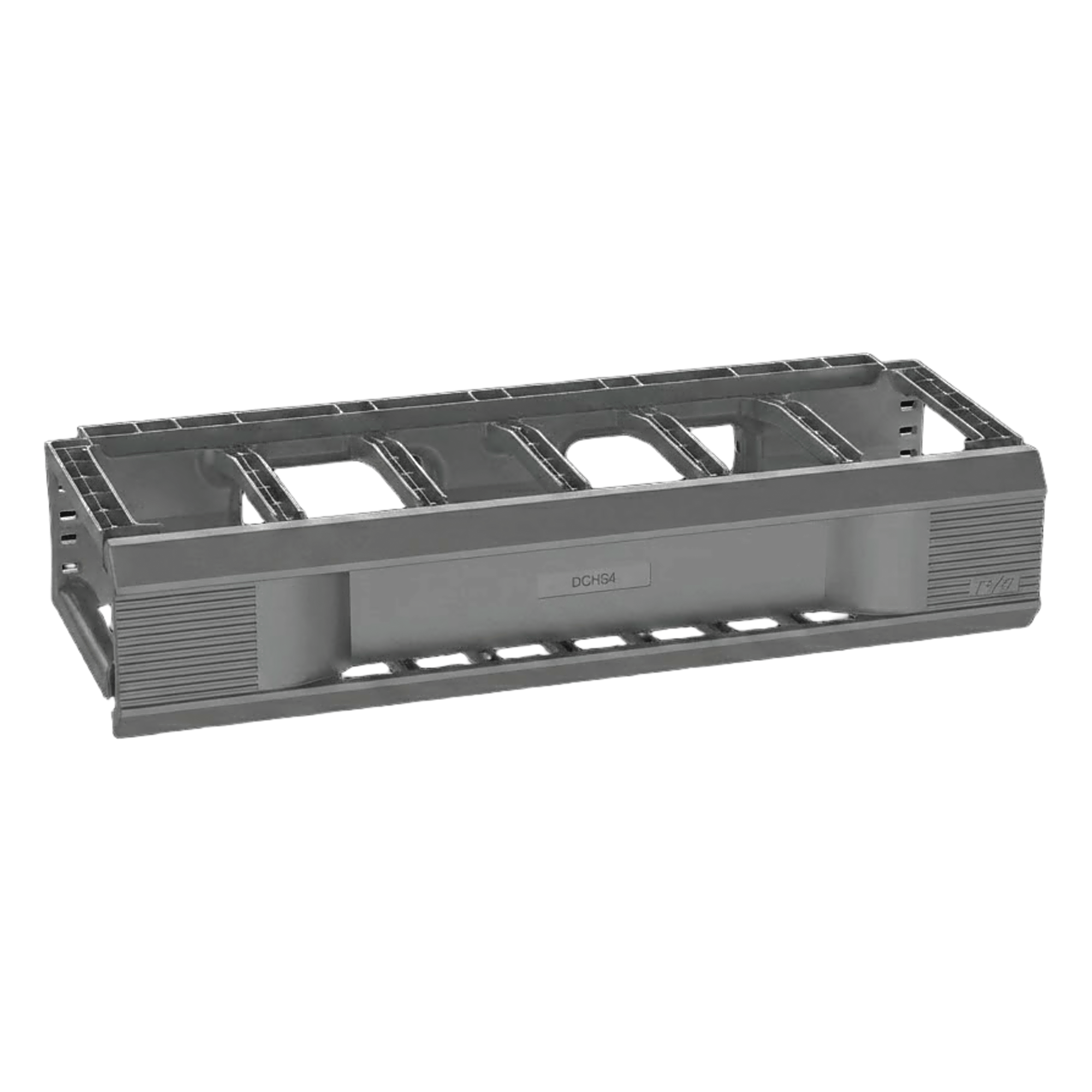 Organizador de Cables Horizontal / Sencillo Frontal / Rack 19in / 2 UR / Montaje sin Herramientas — HOFFMAN · SKU DCHS2