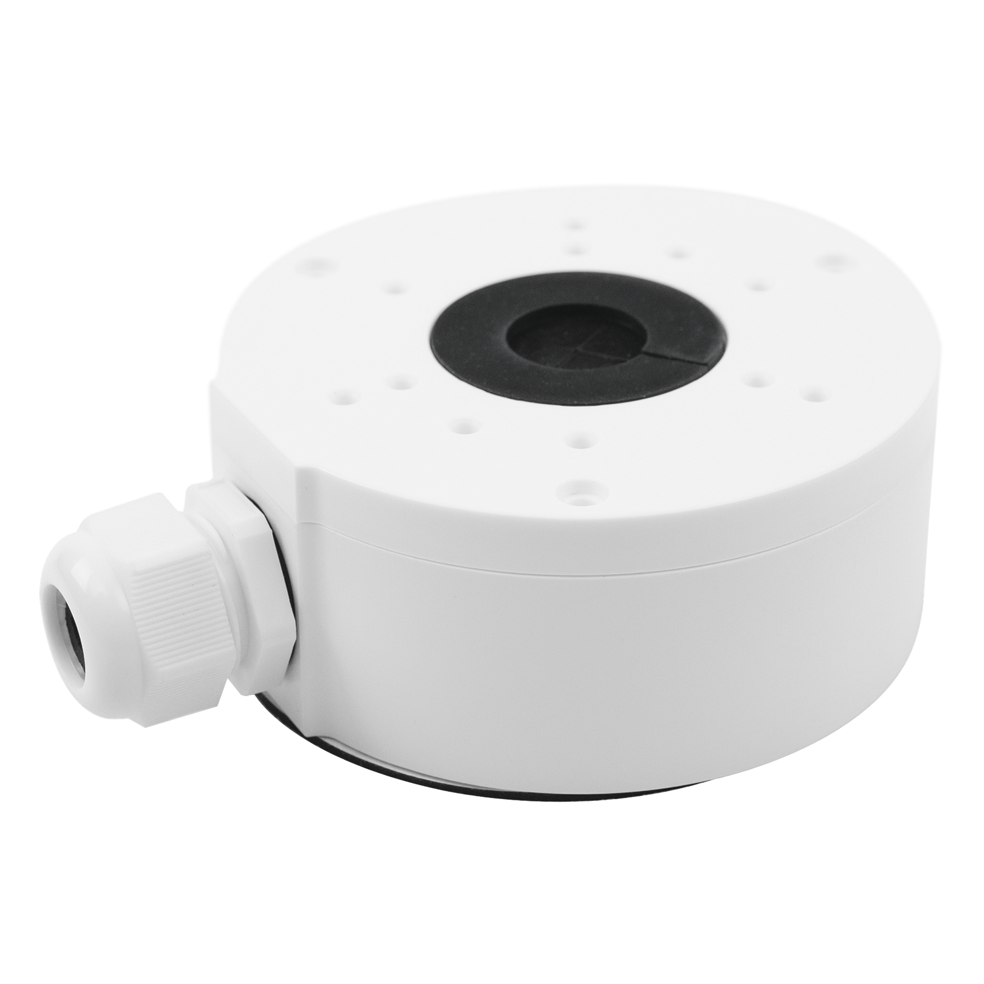 Caja de Conexiones IP / Sellado Hermético a Presión / Material Dieléctrico ABS / Compatible con Múltiples Marcas / Instalación Conduit Lateral / 100 x 42 mm — SYSCOM VIDEO · SKU DS-1280-ZJ-XS-P