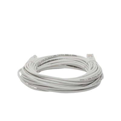 Cable de Parcheo Slim UTP Cat6A - 10 Metros (32.81 Pies) Blanco, Diámetro Reducido (28 AWG)