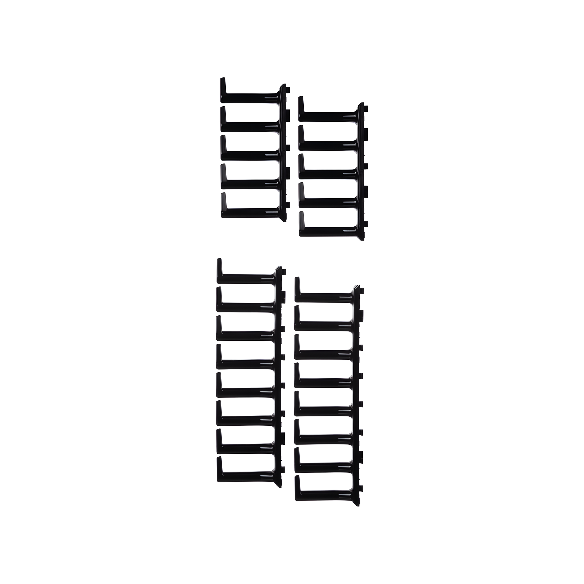 Kit de Administración de Cables / 42 UR / Dedos 100 mm / Altura 1865 mm (6.1 ft) / Ancho 25 mm / Color Negro — PANDUIT · SKU XGL-FMS42B
