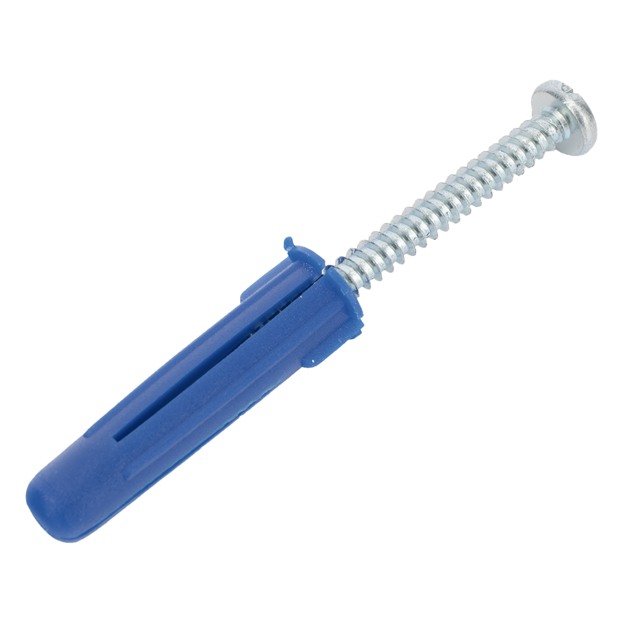 Paquete de 6 taquetes azul 2" y 6 tornillos 12mm x 2" (1105-05002)