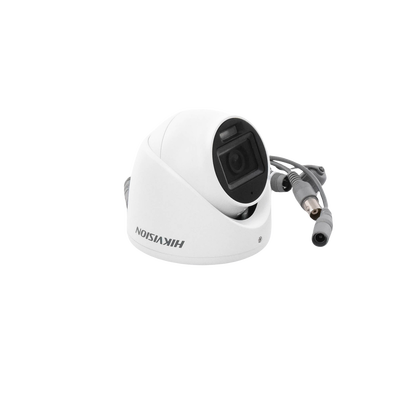 [Dual Light + ColorVu] Turret TURBOHD 2 Megapixel (1080p) / Lente 2.8 mm / 30 mts IR + 20 mts Luz Blanca / Gran Angular 101° / Exterior IP67 / Micrófono Integrado /  4 Tecnologías /  Metal 