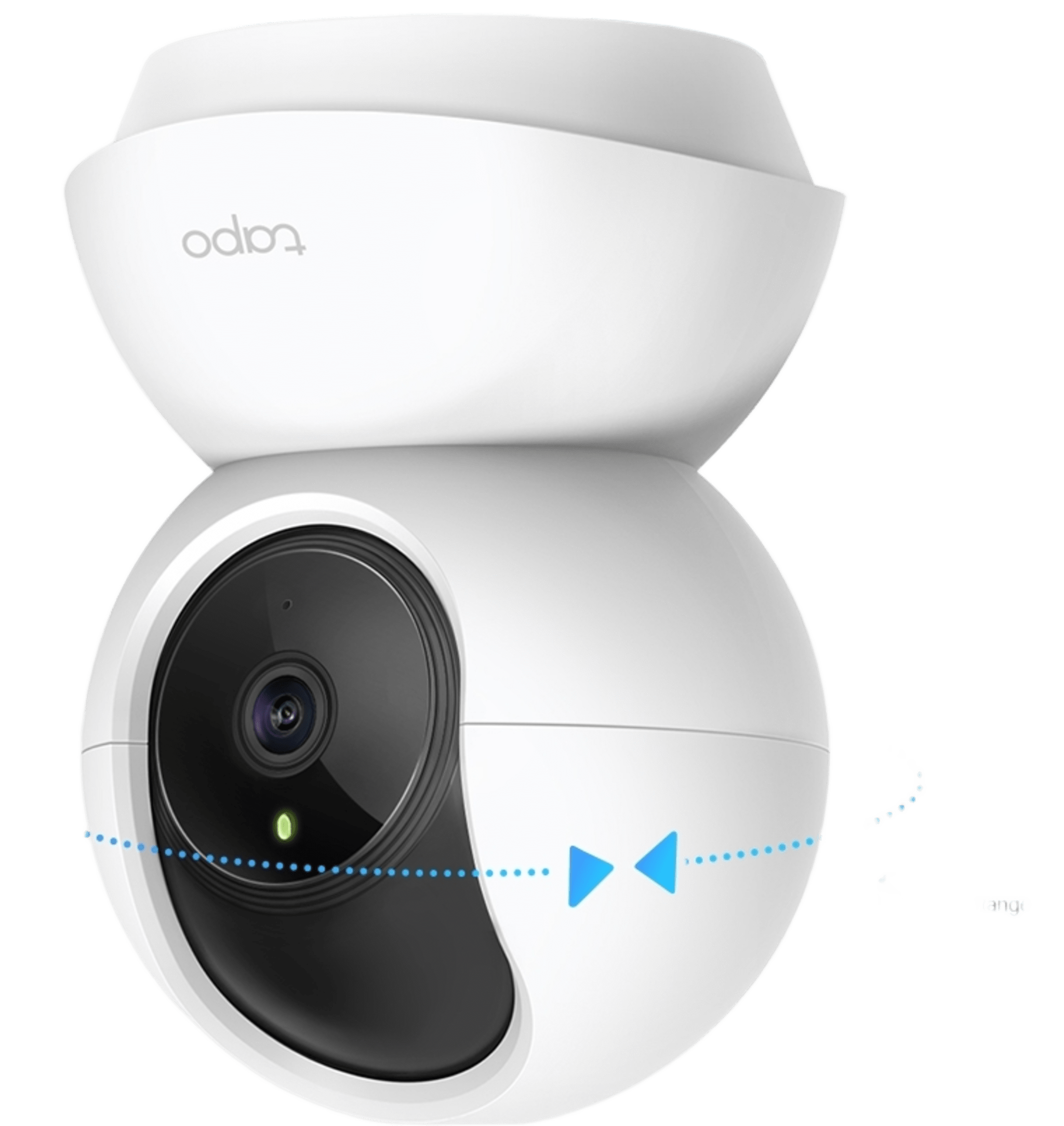 Cámara de Seguridad Wi-Fi Pan/Tilt, 2K Definition, Visión Nocturna 30 pies, 360° Horizontal, 114° Vertical, Detección de Movimiento, Audio Bidireccional, Alarma Sonora/Lumínica, MicroSD 256GB, Modo Privacidad