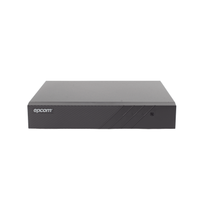 DVR Pentahíbrido / 8 Canales (4 TURBOHD + 4 IP) / 8 Megapixel (4K) / Audio Bidireccional por Coaxitron / AcuSense / H.265+ / 1 Bahía HDD hasta 10 TB