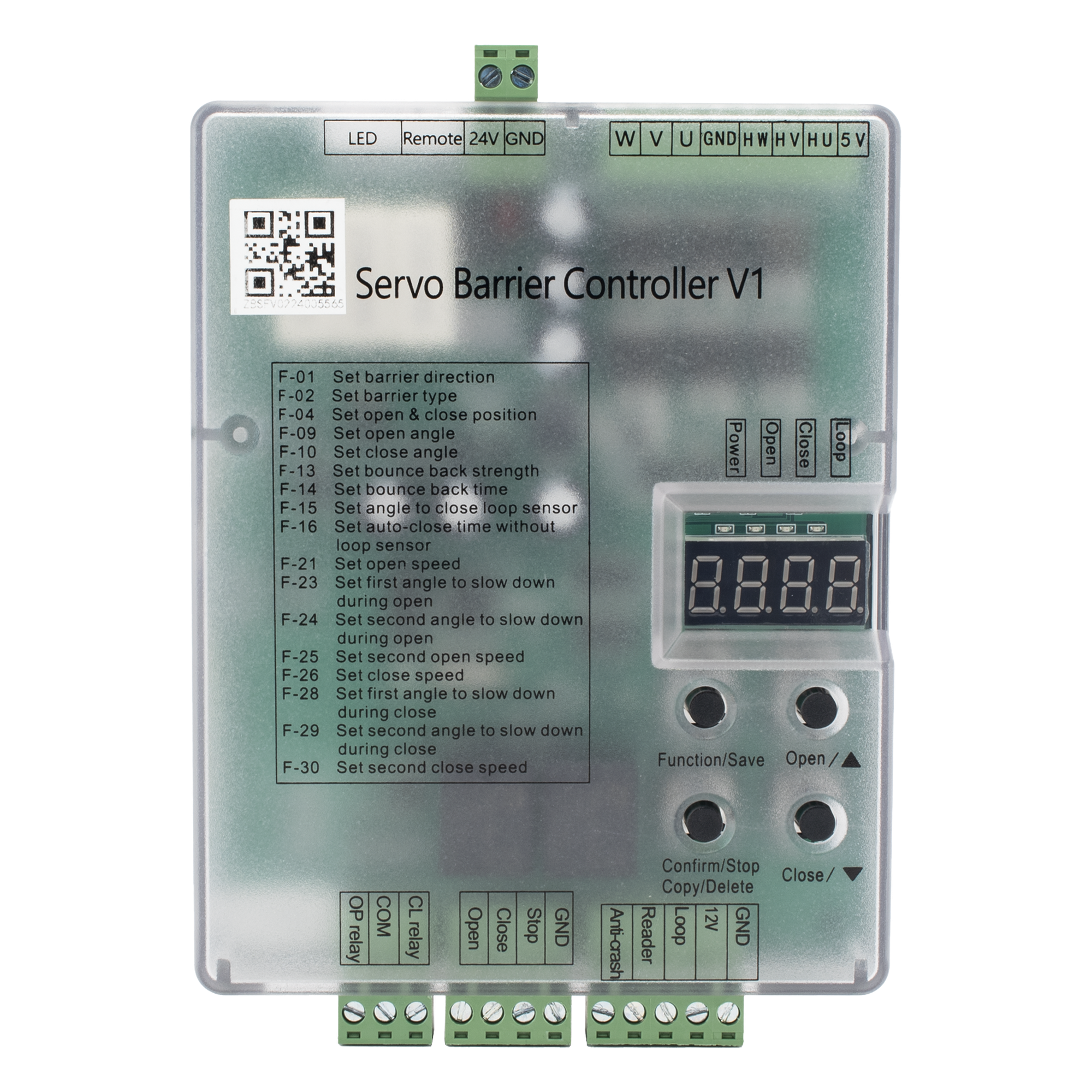 Cuadro de Mando / Control de Barrera / Configuración Programable / Sensor de Lazo Magnético / Salida de Alarma / 13.1 ft — HIKVISION · SKU 366002400