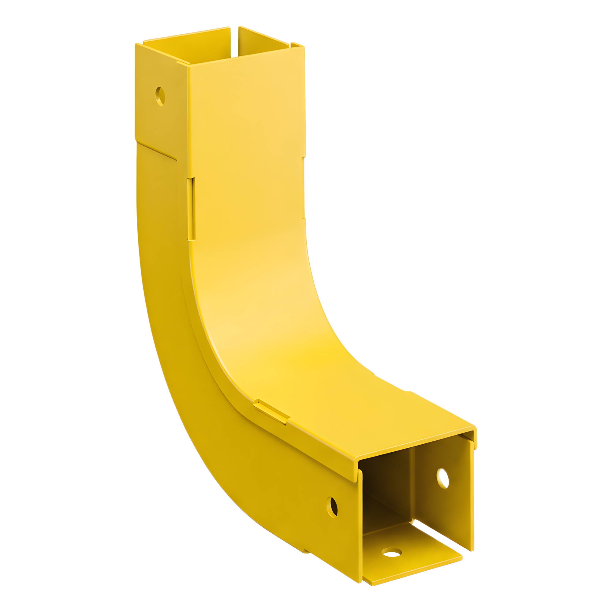 Bajada Vertical Interior 90° / Radio de Curvatura 50.8 mm / Altura 176.3 mm / Canaleta 2x2 / PC/ABS / Amarillo — PANDUIT · SKU FIVRA2X2LYL