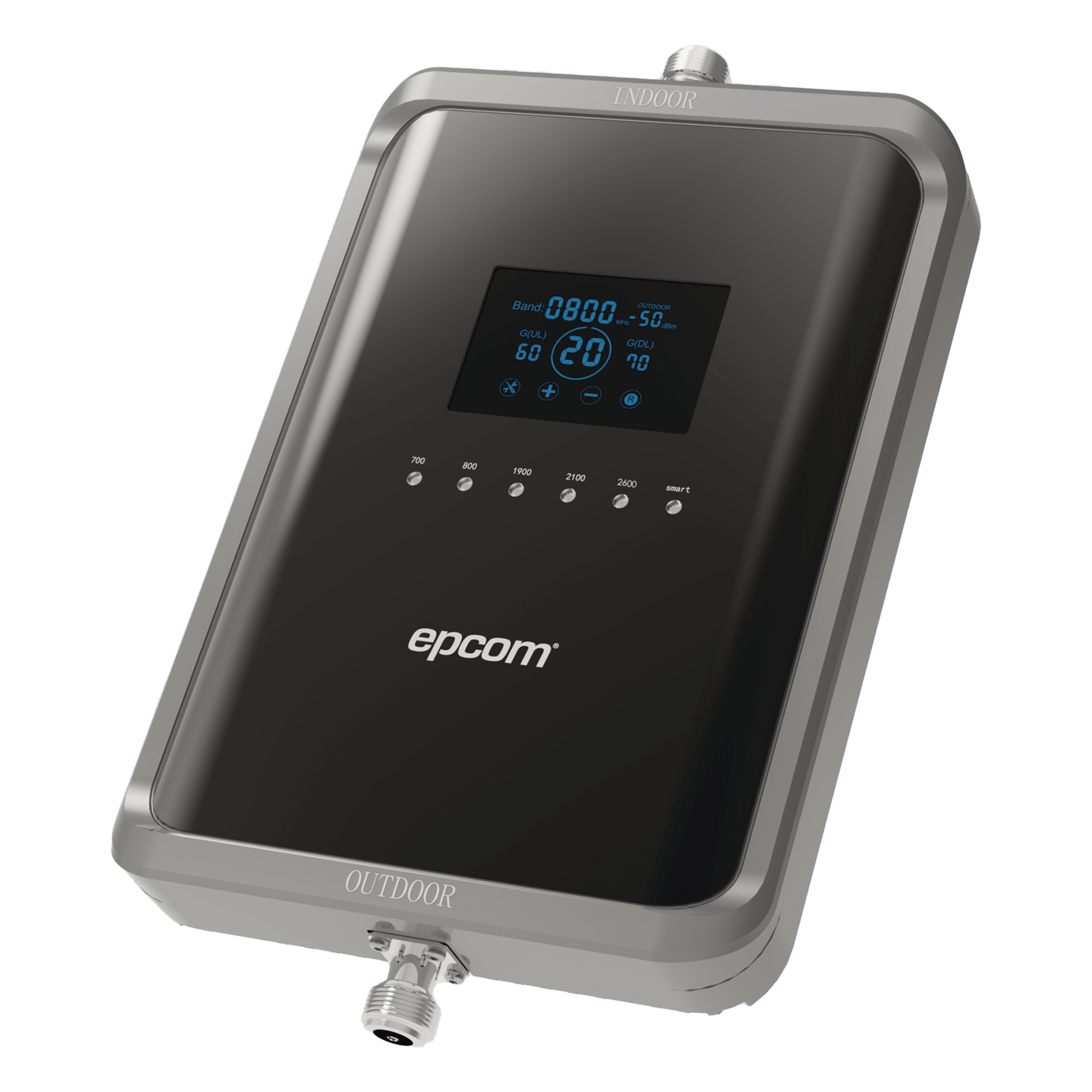 Kit Amplificador de Señal Celular 2G, 3G, 4G y 5G / Mejora llamadas convencionales y VoLTE / Amplifica señal de TELCEL, AT&T, MOVISTAR, BAIT,DiRi y más / Cubre hasta 300 m² con una antena y hasta 600 m² con 2 antenas.