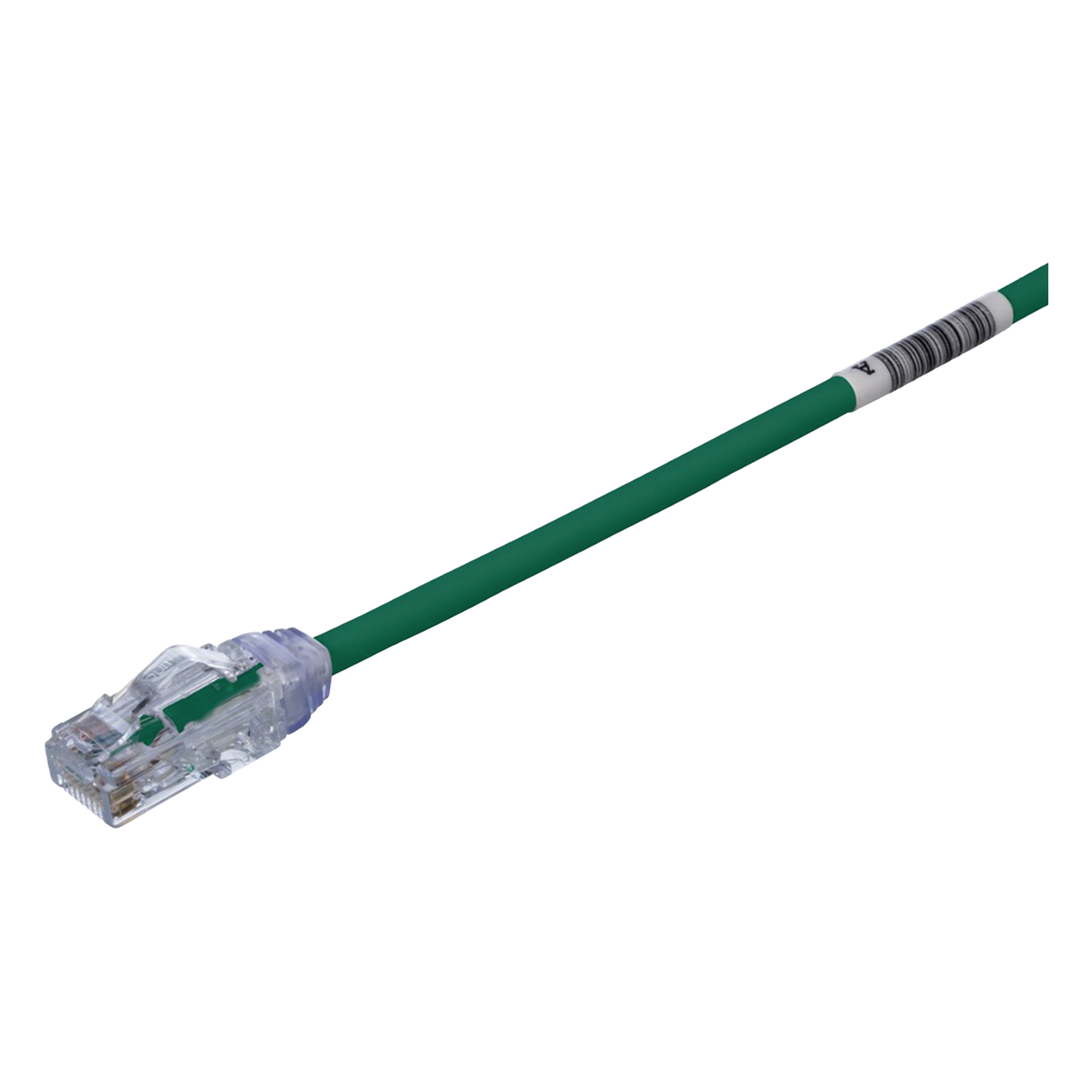 Cable de Parcheo UTP / Cat6A / 28 AWG Diámetro Reducido / CM-LSZH / 0.67 pies (8 pulgadas) / Verde — PANDUIT · SKU UTP28X8INGR