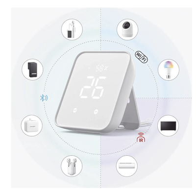 Controlador Hub Inteligente / Conexión Dual Wi-Fi y Bluetooth 4.2 / Alcance 120 m (393.7 ft) / Compatibilidad IR / Soporte Matter
