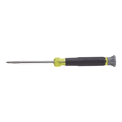Desarmador de Precisión / 4 en 1 / Phillips PH0 y PH00 / Planas 3.2 mm y 2.4 mm / Mango Ergonómico / 16.5 cm (6.5 in) — KLEIN TOOLS · SKU 32581