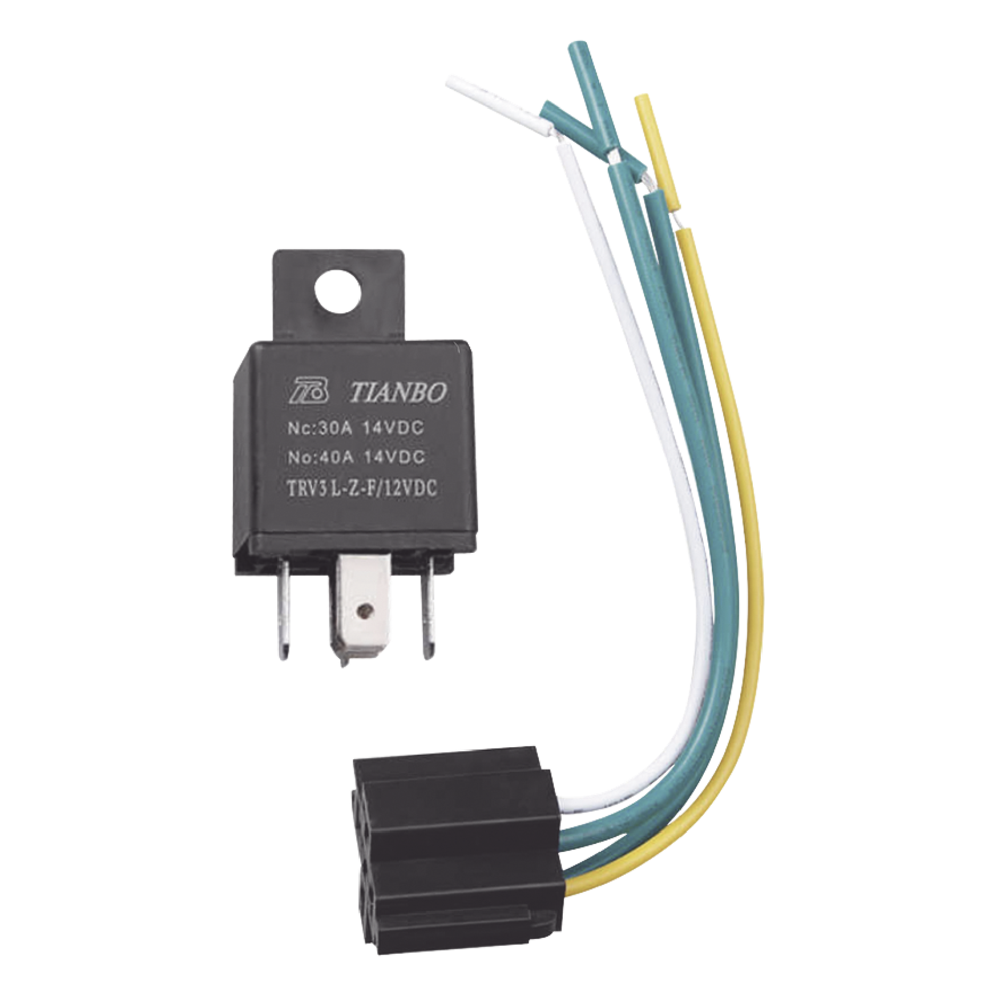 Relevador Automotriz / 5 Pines / 24 VDC / con Porta Relevador — JIMIIOT · SKU 24VRELAY