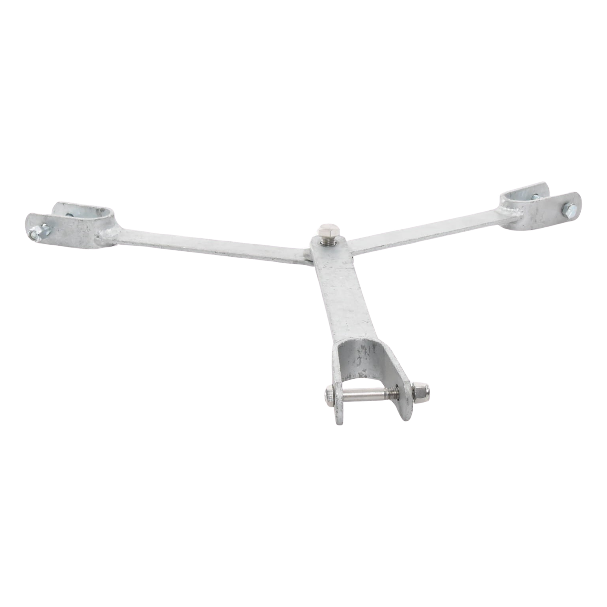 Brida de Sujeción para Retenida / Compatible Torre STZ45G / Galvanizado por Inmersión en Caliente / Incluye Tornillería Grado 5