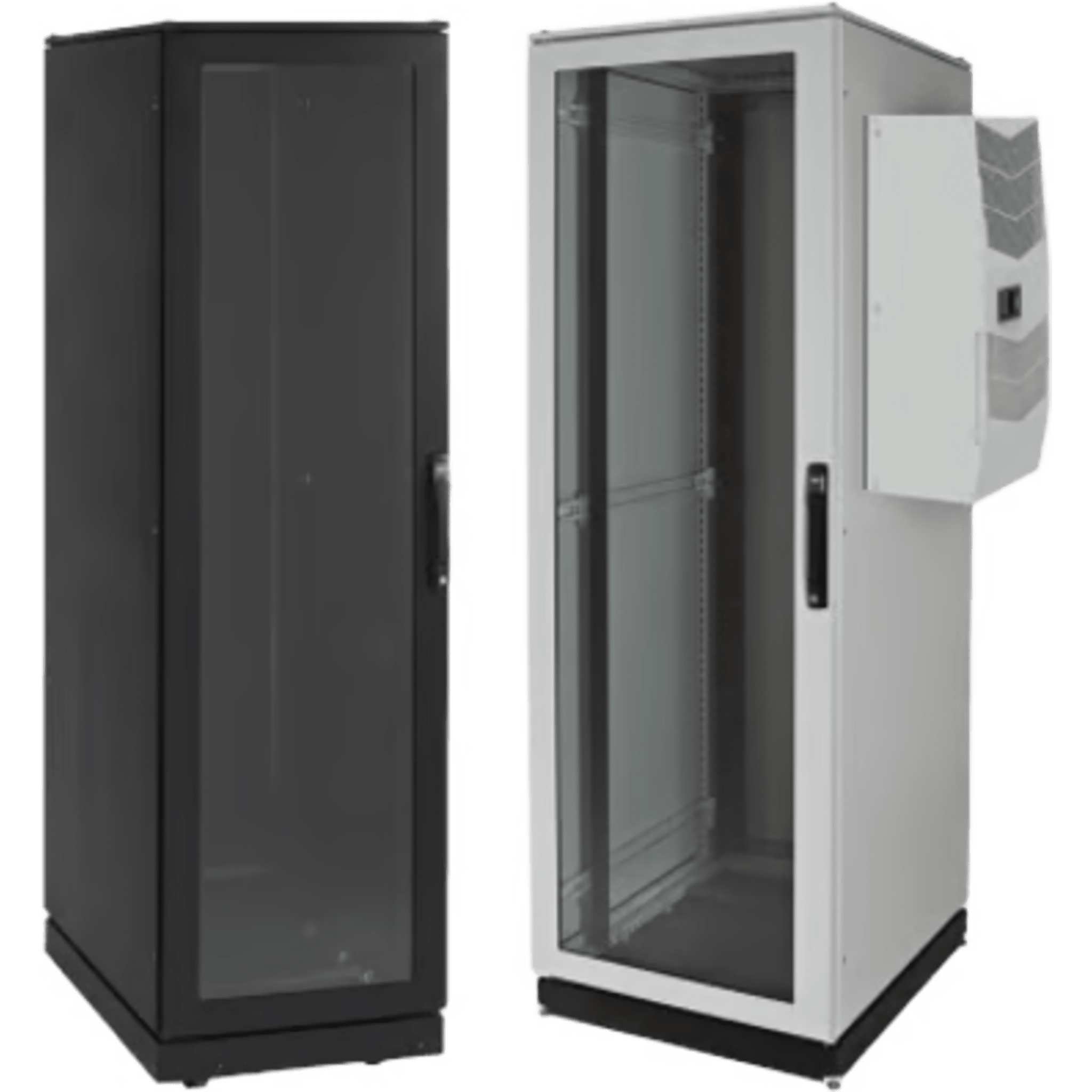Gabinete de Telecomunicaciones ProLine V/D, 700 mm de Ancho, 800 mm de Profundidad, Compatible Con Aire Acondicionado Tipo G28, 42 UR, Color Negro