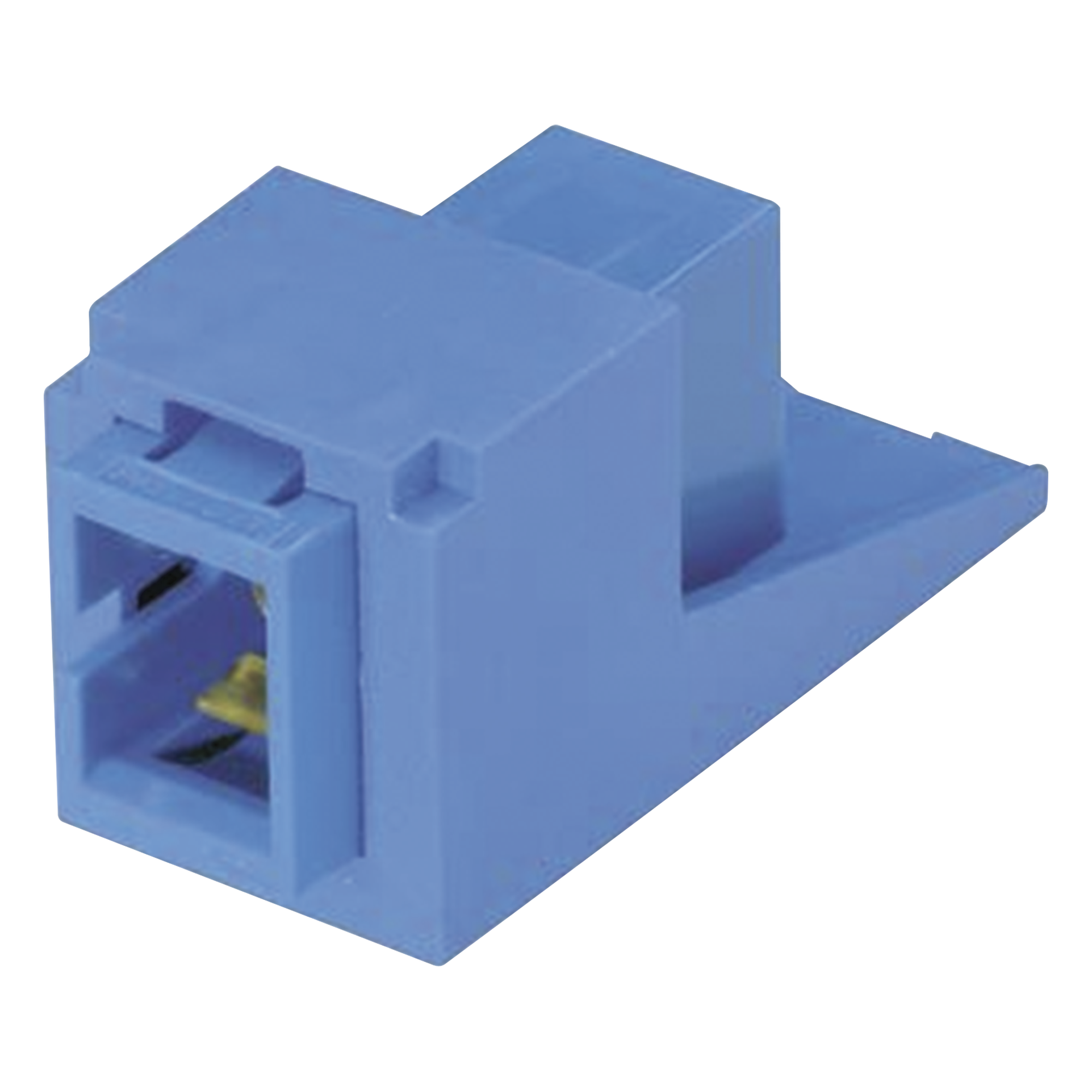 Módulo Acoplador / SC Simplex / Fibra Monomodo OS1/OS2 / Cerámica Zirconia / Color Azul / Mini-Com — PANDUIT · SKU CMSBUSCZBU