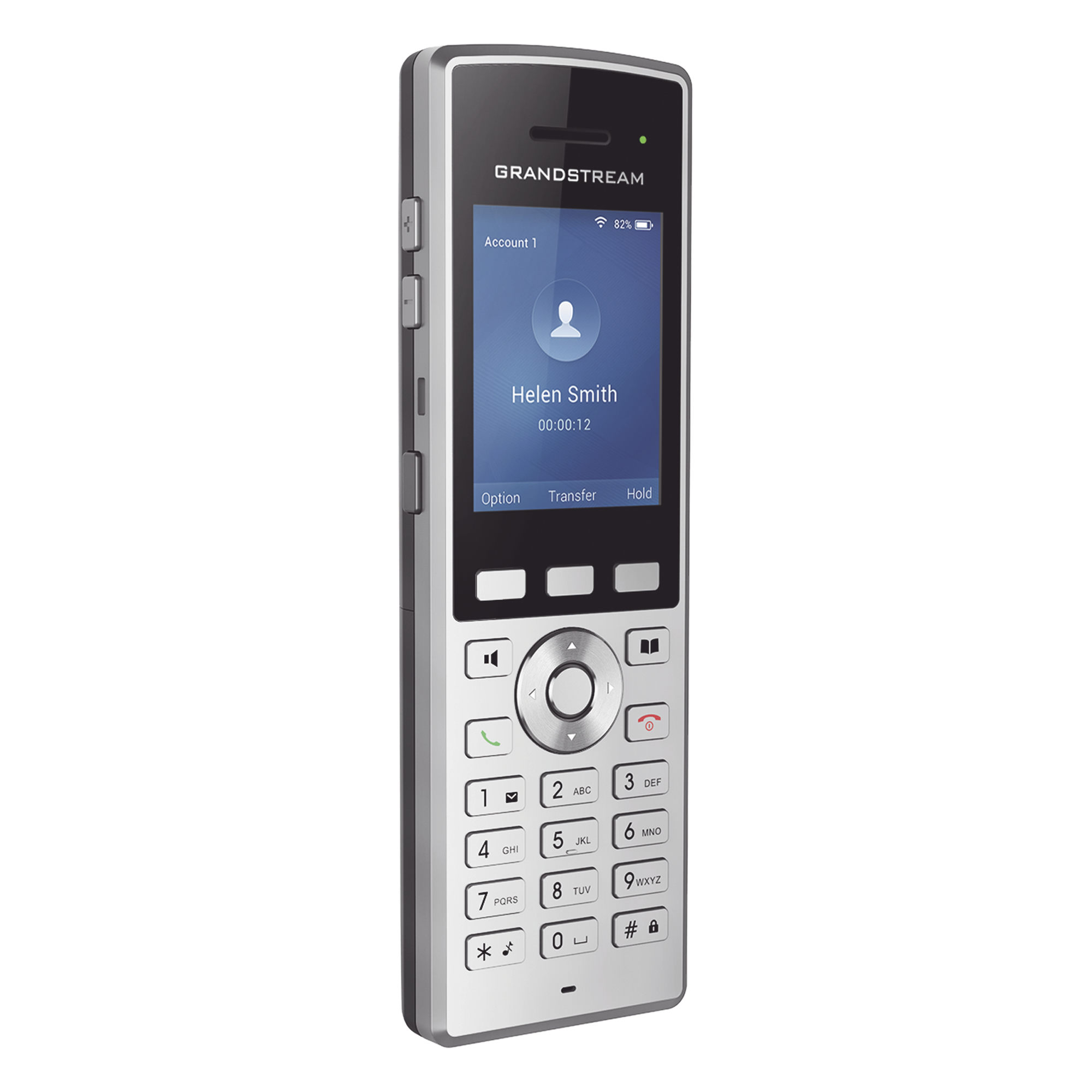 Teléfono IP Portátil Wi-Fi / Dual Band 2.4/5 GHz / 2 Líneas SIP / Bluetooth / HD Voice / 8 Horas Conversación