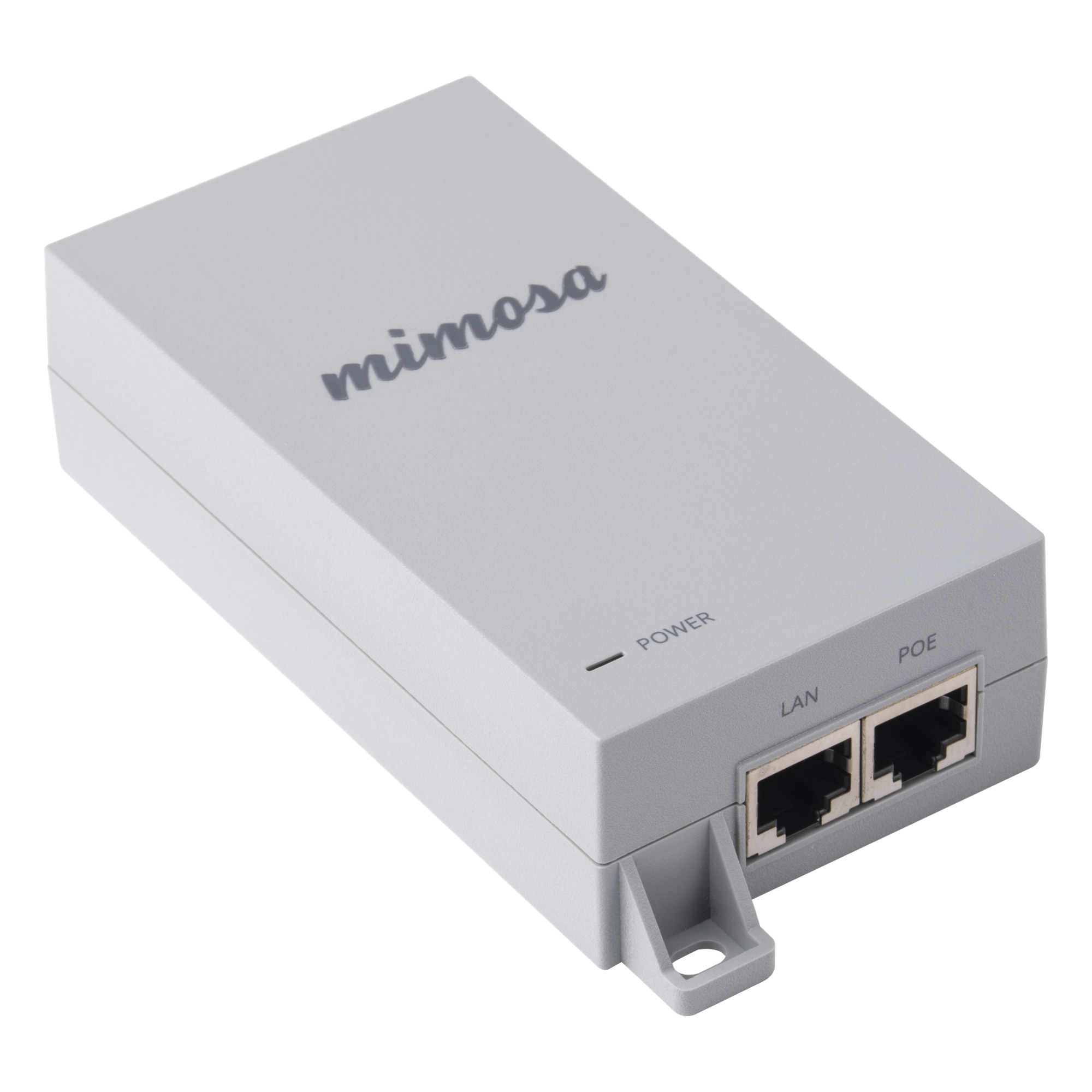 Inyector PoE / 50 VCC / 1.2 A / Gigabit / 2 x RJ-45 blindados / 65 x 36 x 163 mm / 0.4 kg