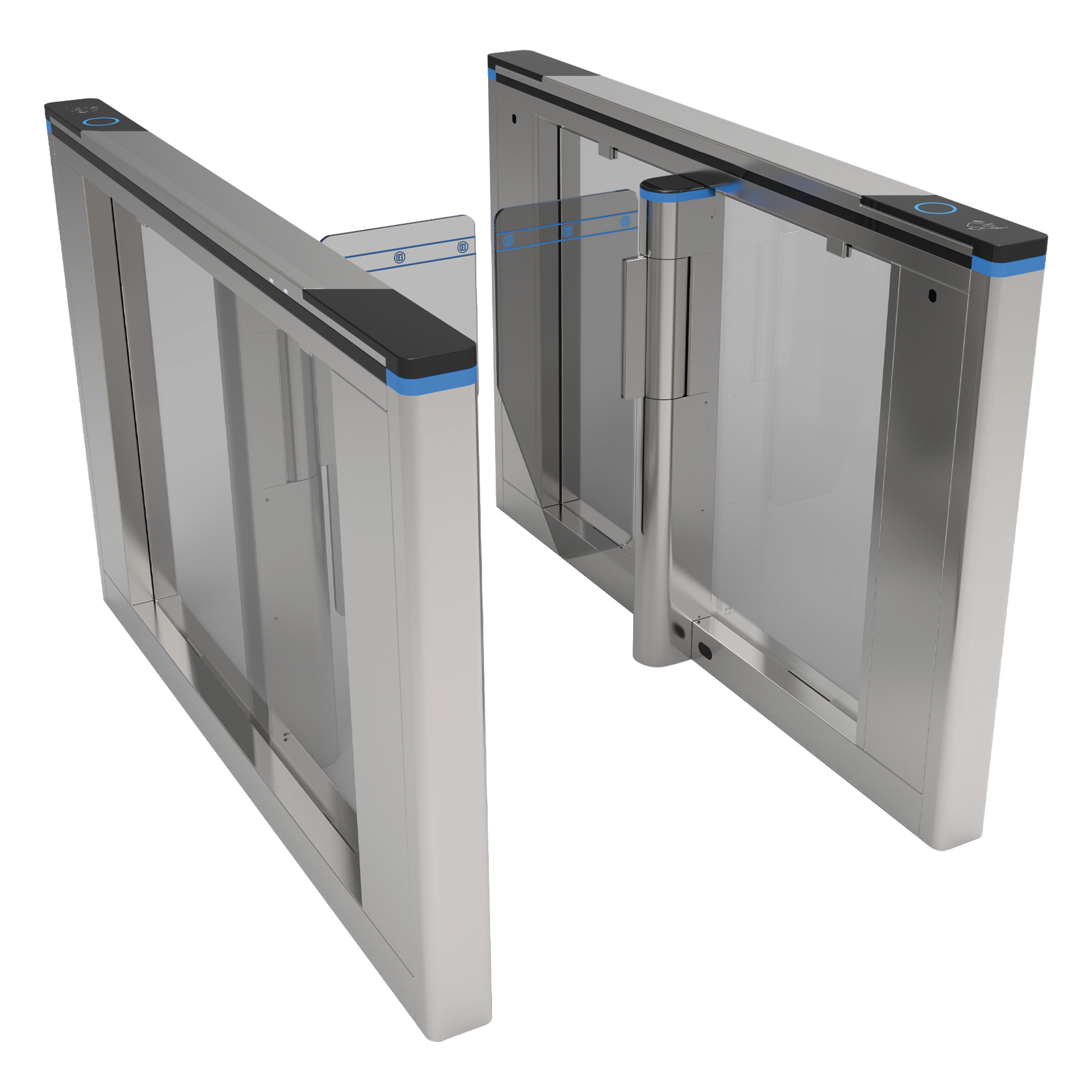 Torniquete Óptico Bidireccional / 5,000,000 Ciclos / Acero Inoxidable 304 / Pasaje 900 mm (2.95 ft) / Flujo 35-40 Personas/min / Paneles de Acrílico — ACCESSPRO · SKU AP-4000HD