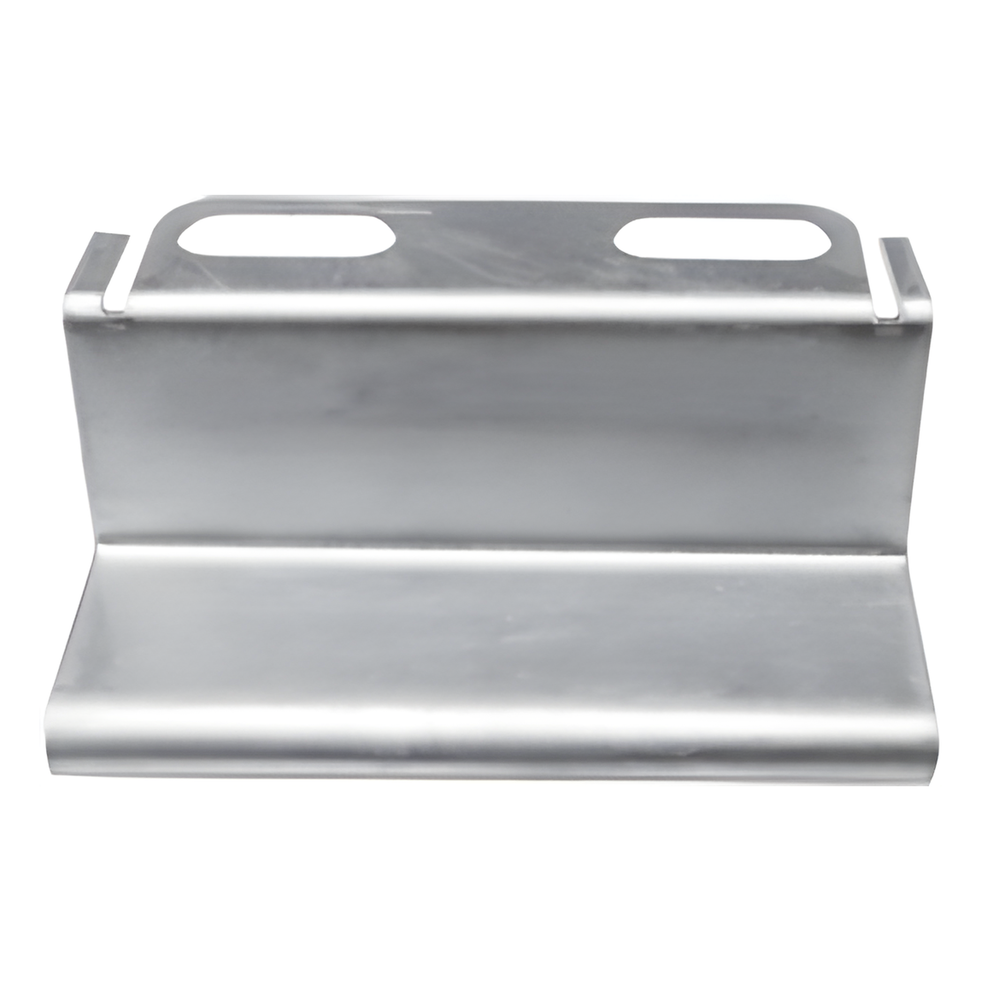 Placa de Salida a Tubo / Peralte 33 mm / Tuberías 1/2' a 2' / Acabado Galvanizado Electro-Zinc / Diseño U — CHAROFIL · SKU MG-51-116EZ