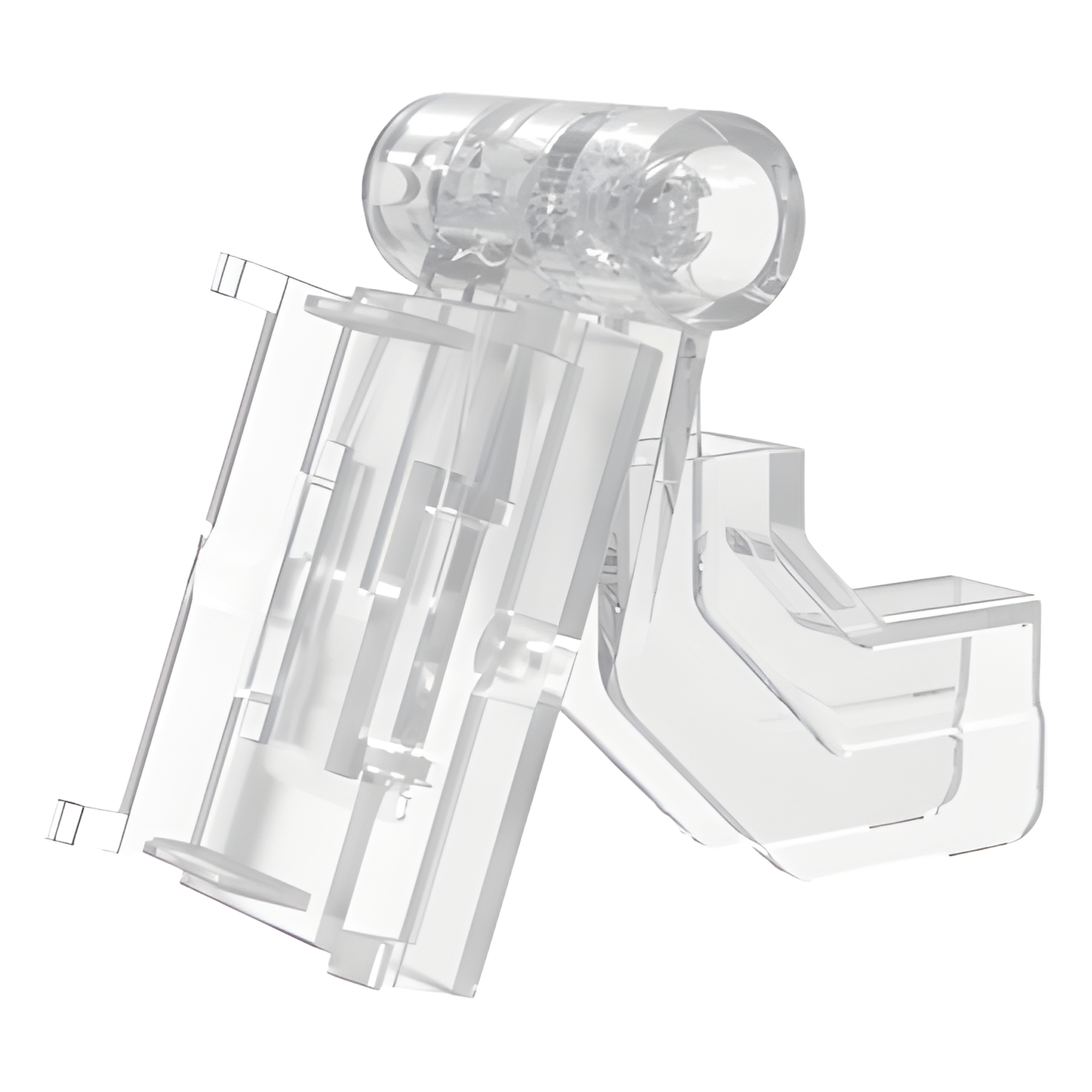 Gancho en T para Etiqueta Electrónica / Ángulo Ajustable / Poste 6-8 mm / Compatible 2.13" - 2.66" - 2.9" — ACCESSPRO · SKU T-SHAPE-HOOK-3124