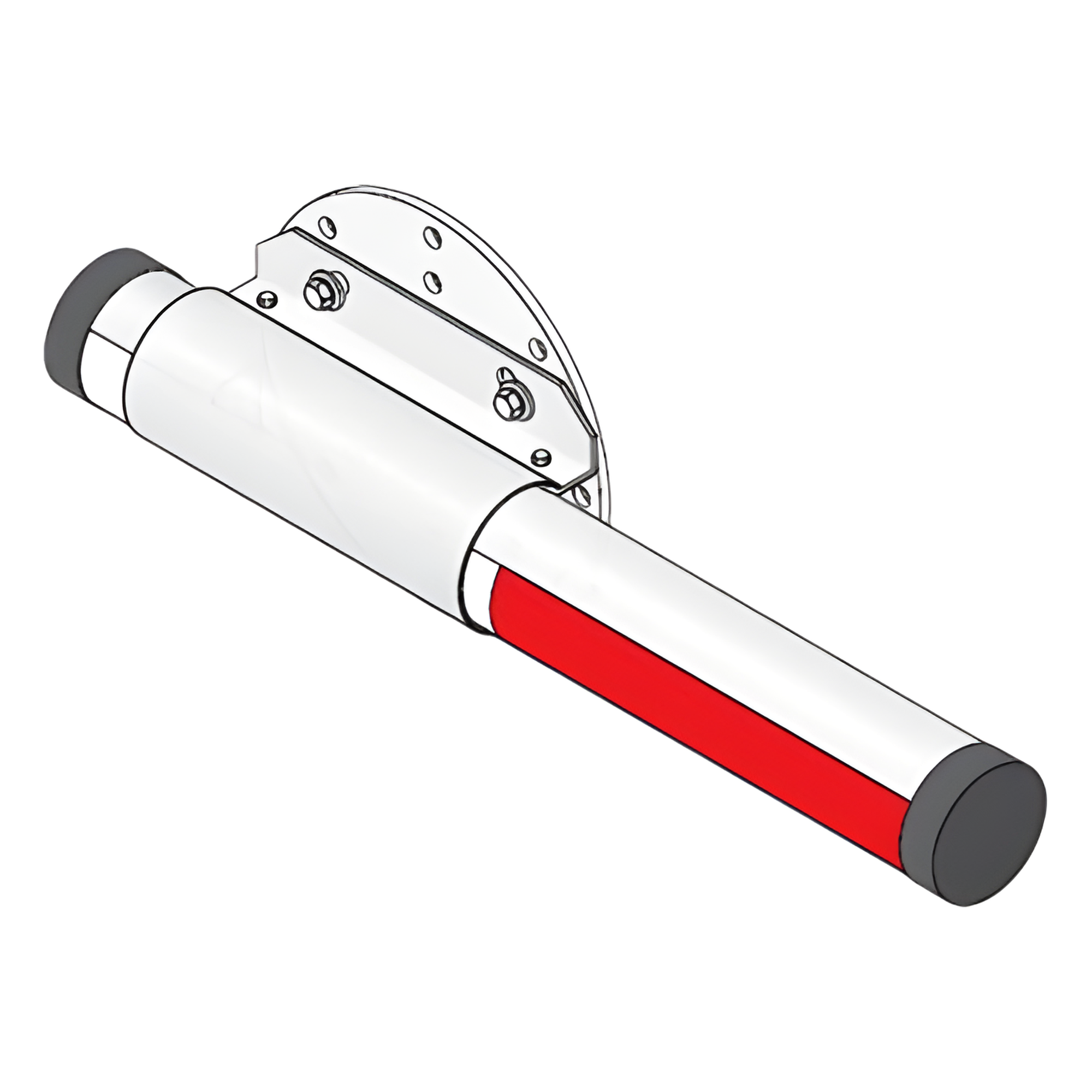 Brazo de Barrera Vehicular / Aluminio 14 ft (4.26 m) / Rotación 90° en 1.5 s / Sin Iluminación / Compatible Barreras 1601 y 1603 — DKS DOORKING · SKU 1601-516