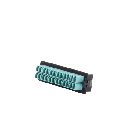 Placa Acopladora para Distribuidor de Fibra Óptica LP-ODF-8024, Incluye 12 Acopladores LC Duplex para Fibra Multimodo