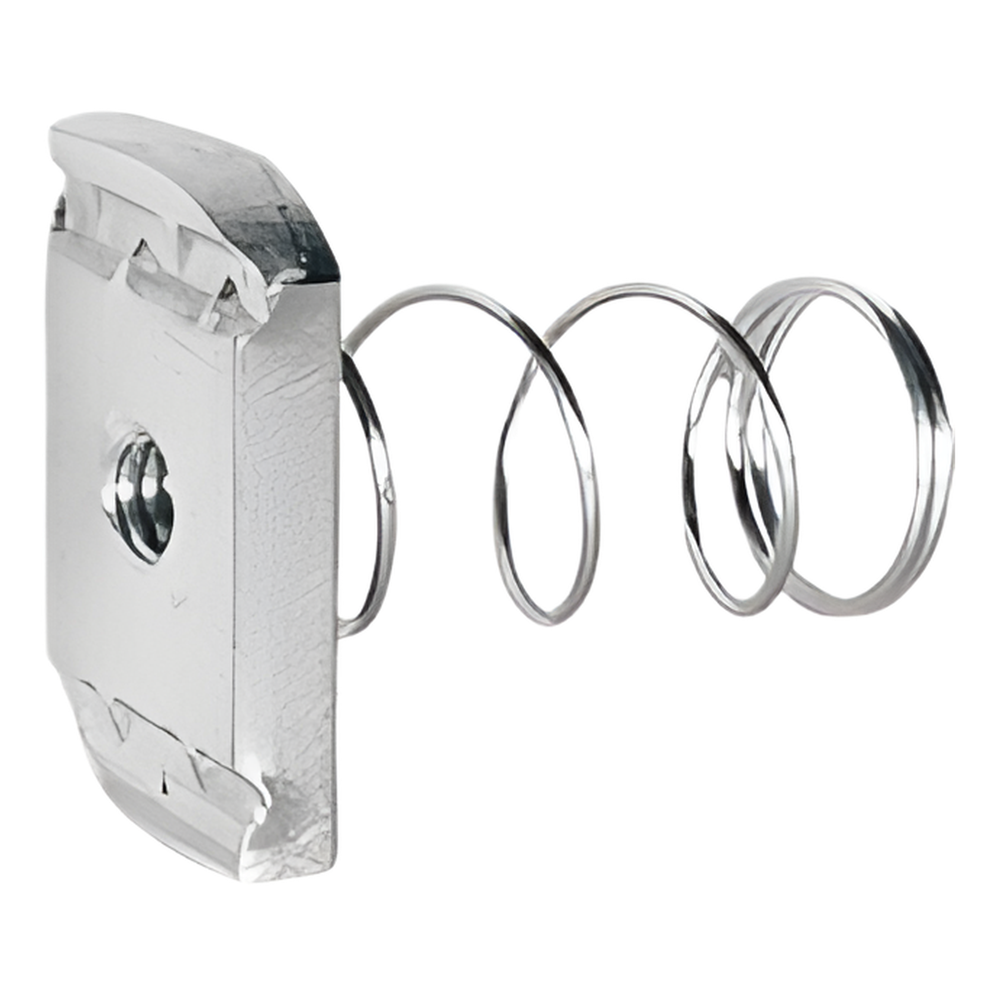 Tuerca con Resorte / 1/4 Pulgadas / Acero Inoxidable 304 / Ajuste Preciso / Resistente a Corrosión — CHAROFIL · SKU CH-TCA-R-6