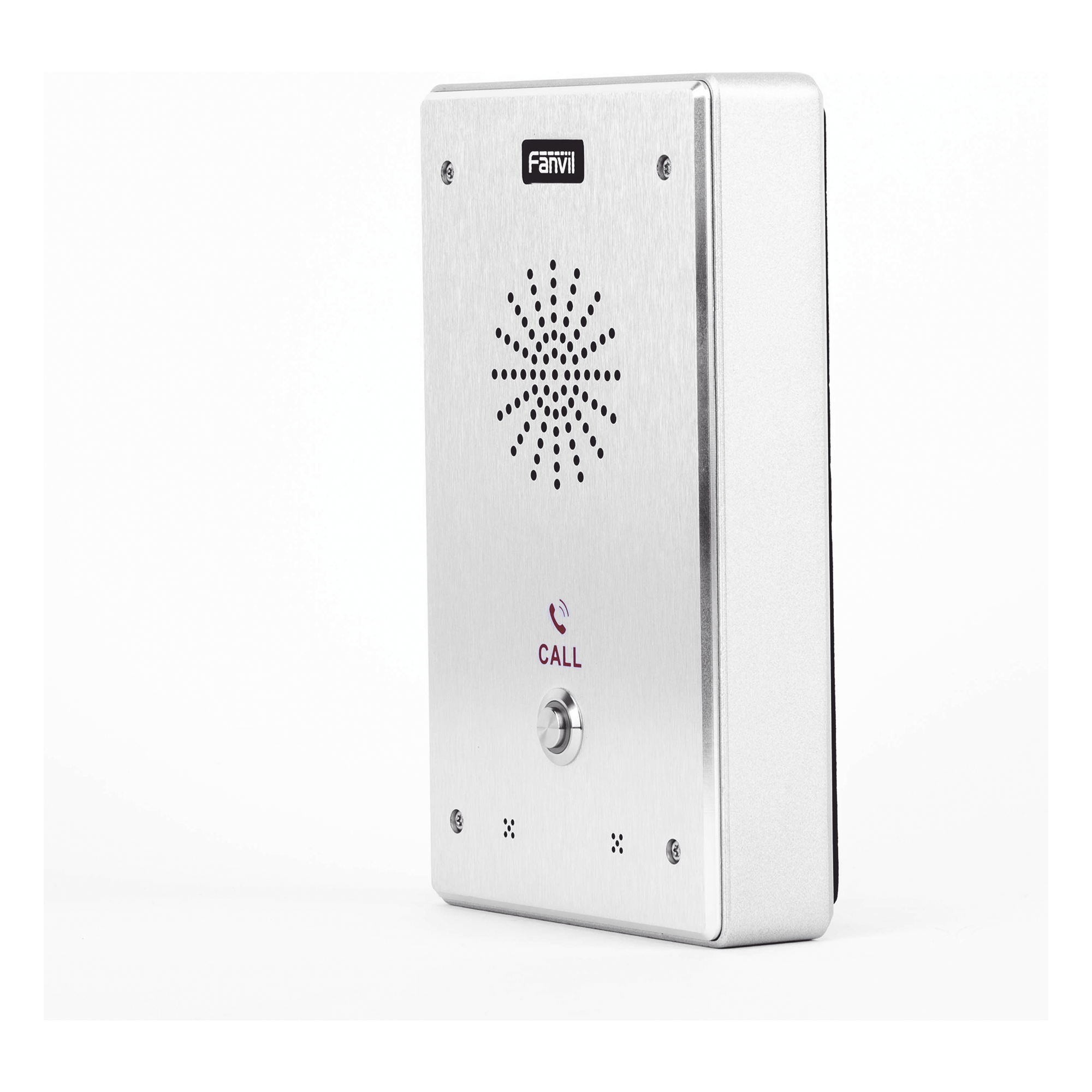 Intercomunicador IP / 2 Líneas SIP / 2 Relevadores / PoE 802.3af / Anti-Vandálico IP65 e IK10 / -40°C a 70°C